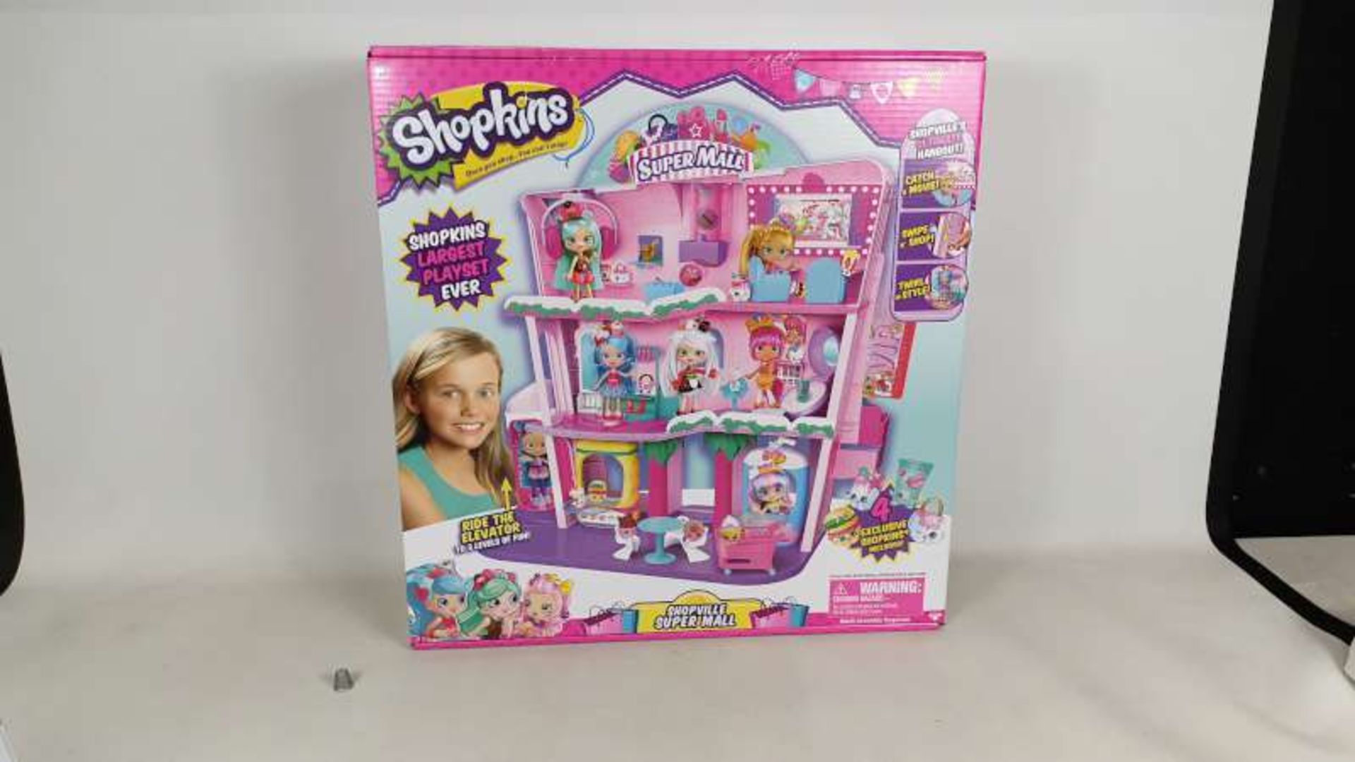 3 X BRAND NEW BOXED SHOPKINS SUPER MALL LARGEST PLAY SET EVER