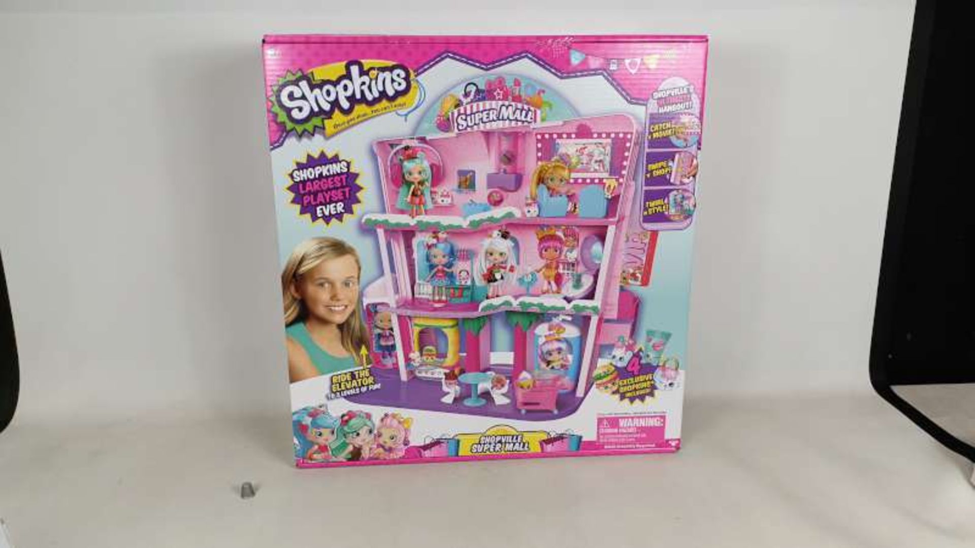 3 X BRAND NEW BOXED SHOPKINS SUPER MALL LARGEST PLAY SET EVER