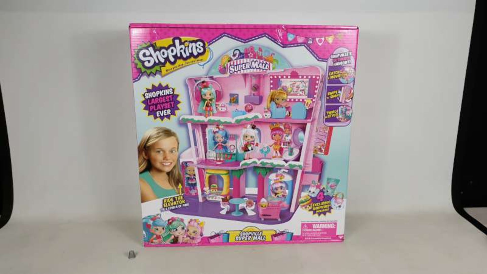 3 X BRAND NEW BOXED SHOPKINS SUPER MALL LARGEST PLAY SET EVER