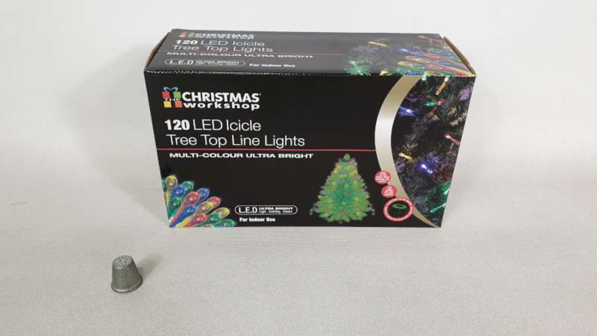 24 X 120 X LED ICICLE MULTI COLOURED TREE TOP LINE LIGHTS IN 2 BOXES