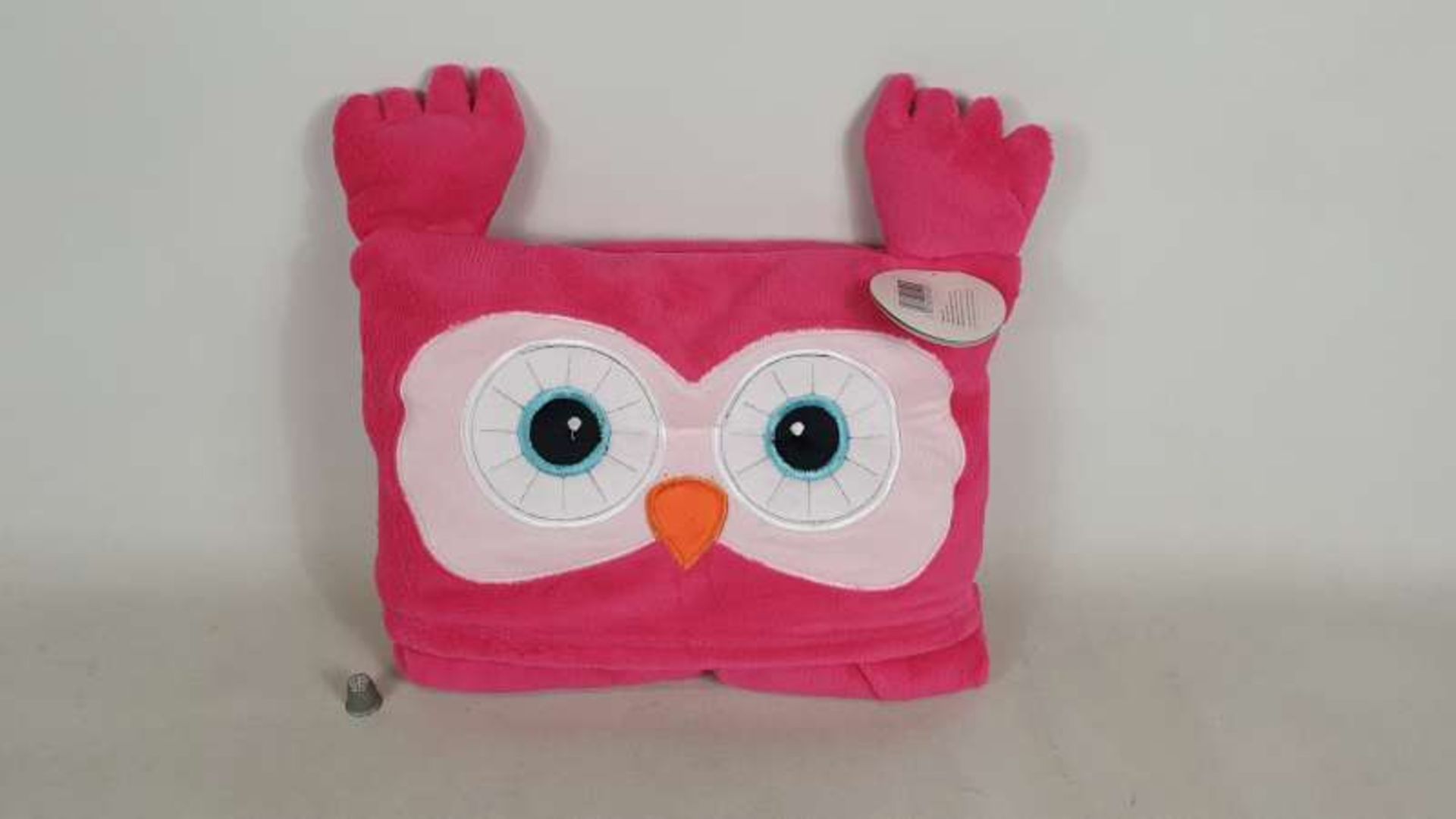 50 X COSY OWL HOODED BLANKETS