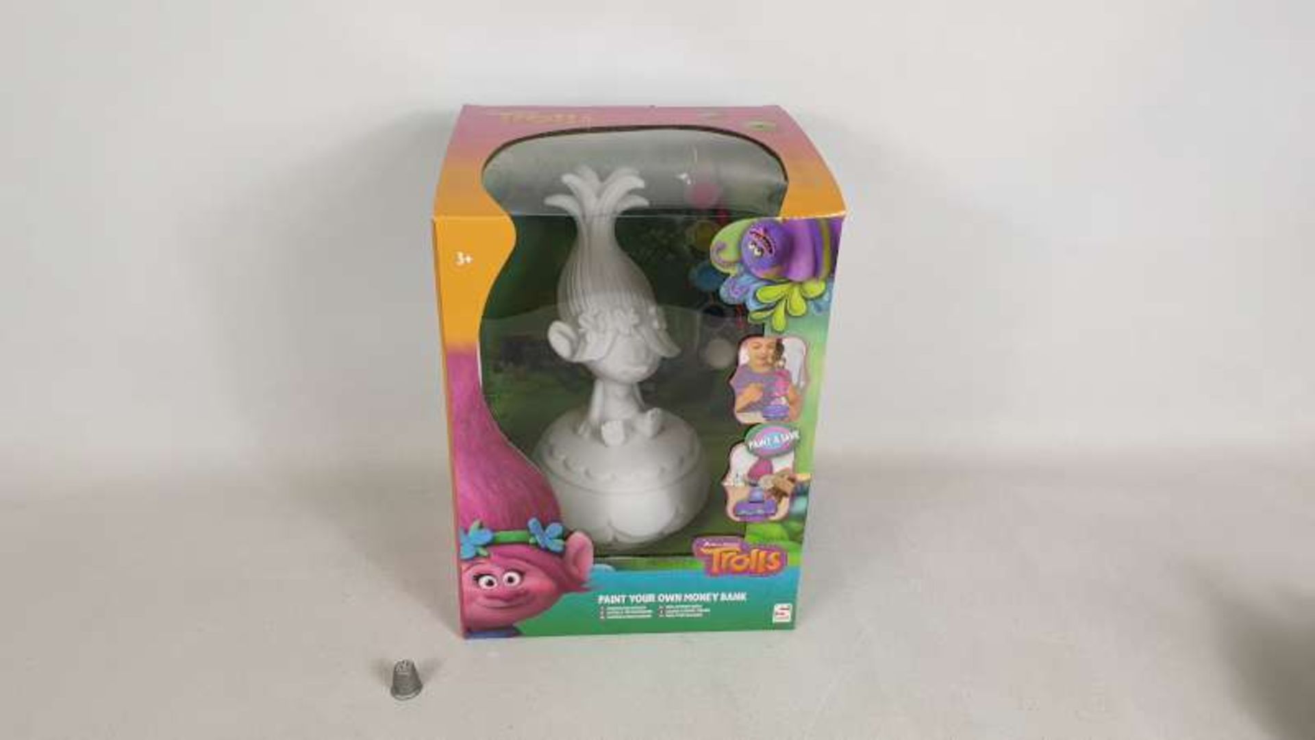 24 X BRAND NEW DREAMWORKS TROLLS PAINT YOUR OWN MONEY BANK IN 4 BOXES