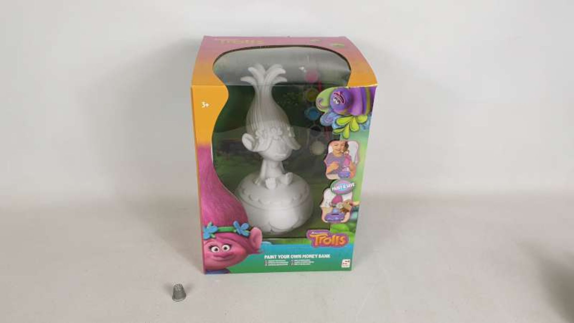 24 X BRAND NEW DREAMWORKS TROLLS PAINT YOUR OWN MONEY BANK IN 4 BOXES