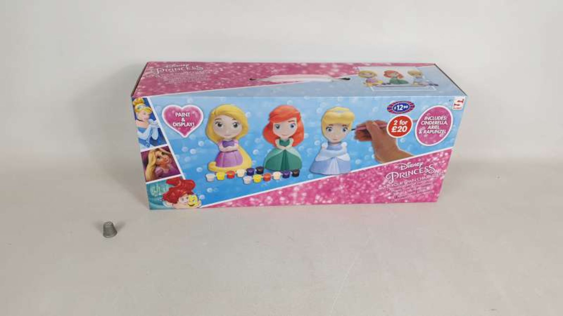 18 X BRAND NEW BOXED PACKS OF 3 DISNEY PRINCESS PAINT YOUR OWN FIGURES IN 3 BOXES