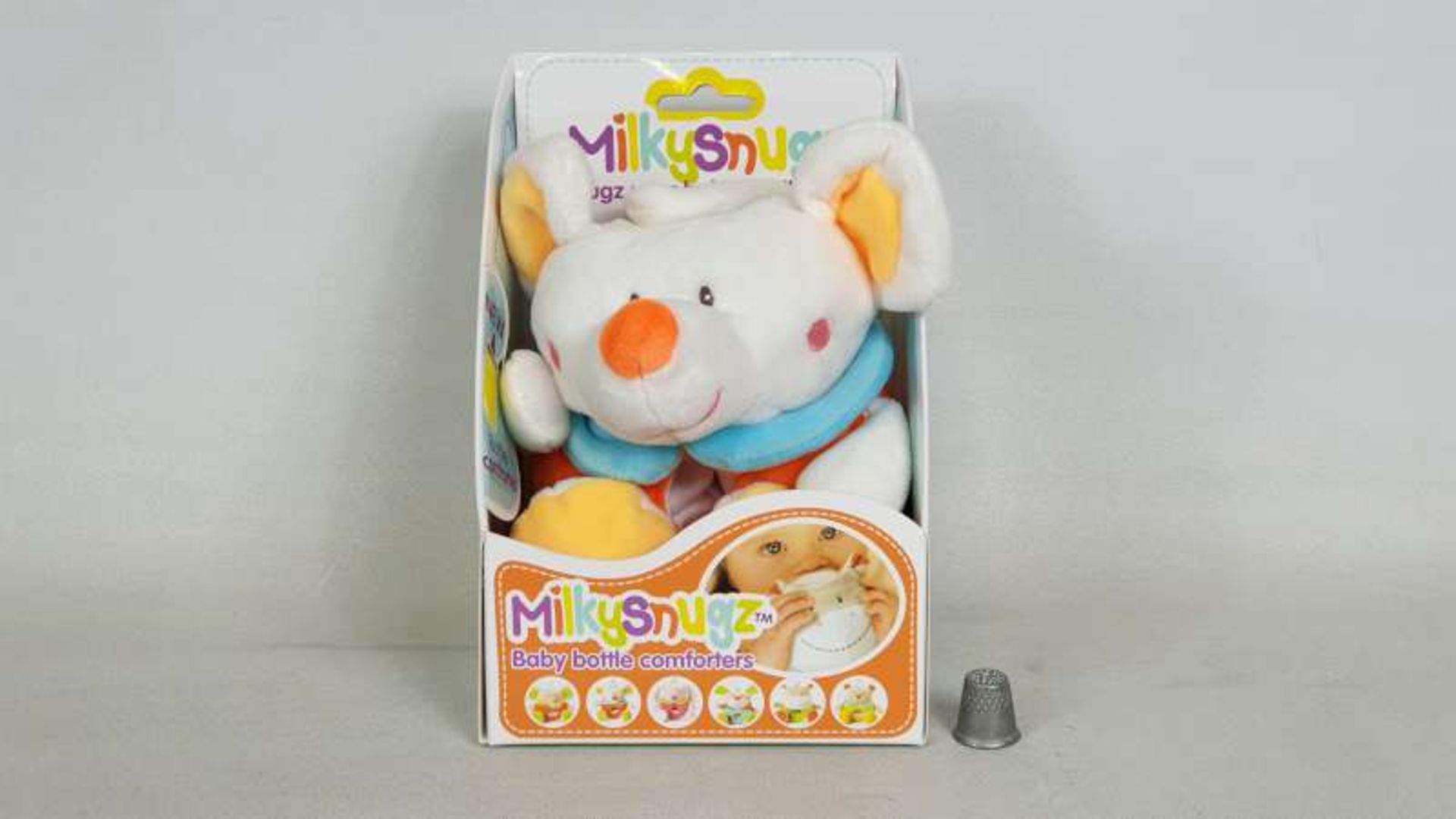 18 X MILKYSNUGZ BABY BOTTLE COMFORTERS MOUSE