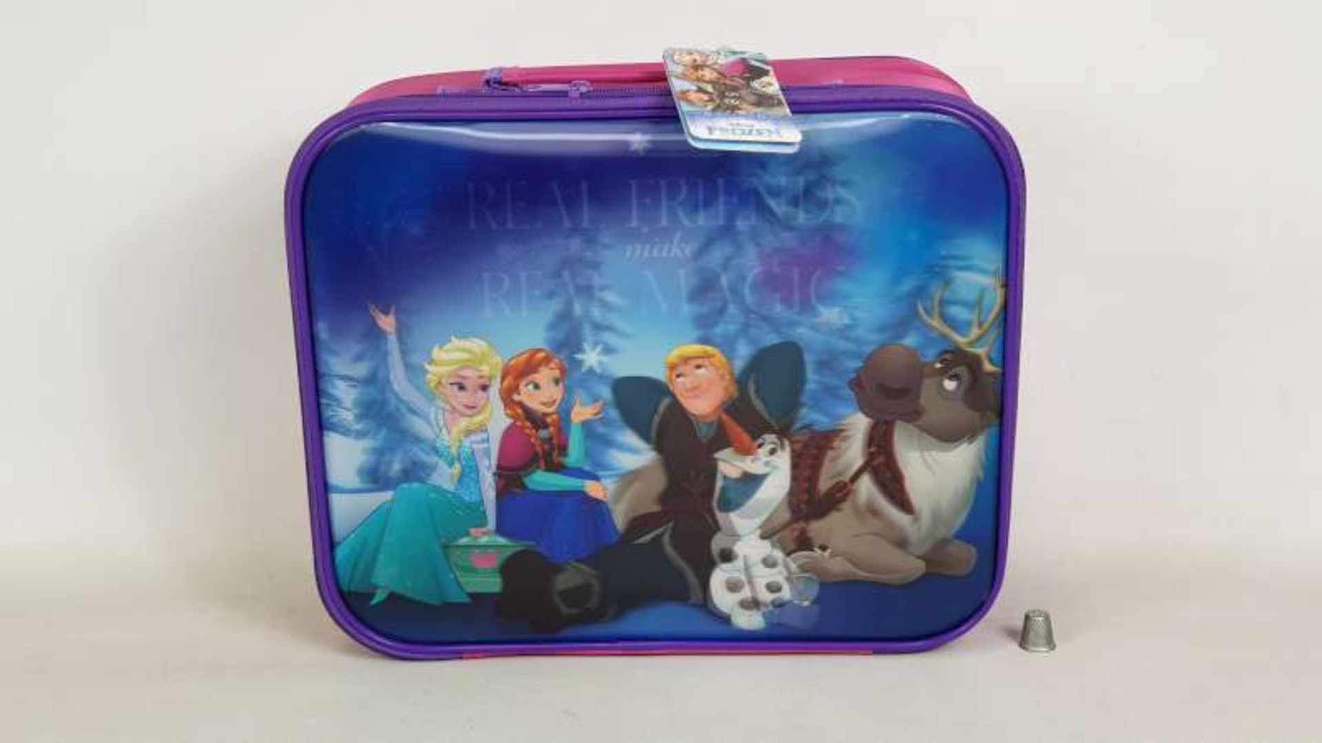 24 X BRAND NEW BOXED DISNEY FROZEN LENTICULAR SUITCASES IN 3 BOXES