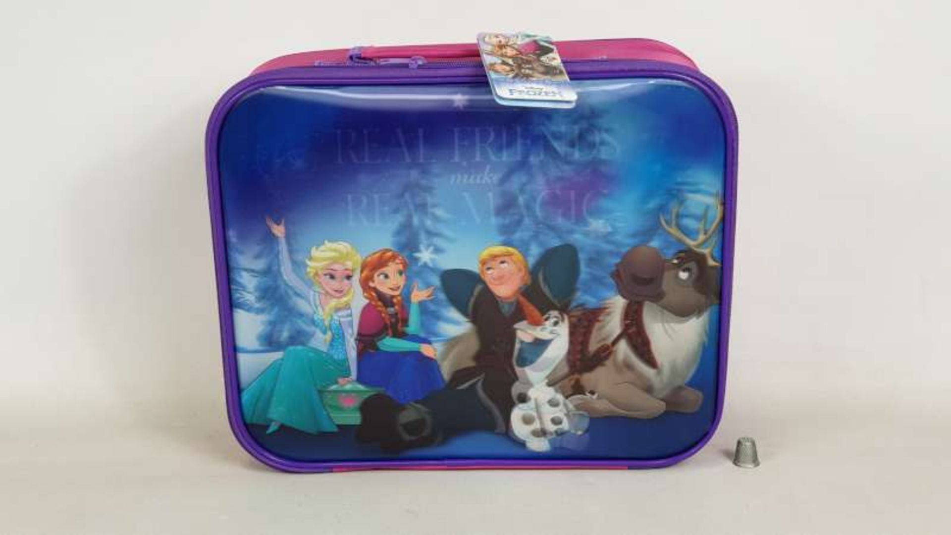 24 X BRAND NEW BOXED DISNEY FROZEN LENTICULAR SUITCASES IN 3 BOXES