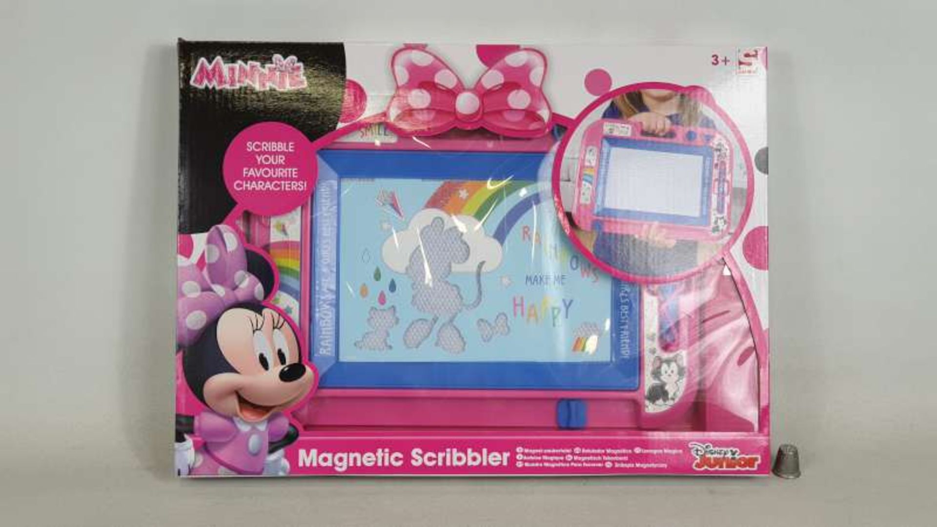 30 X BRAND NEW BOXED MINNIE MOUSE MAGNETIC SCRIBBLERS IN 5 BOXES