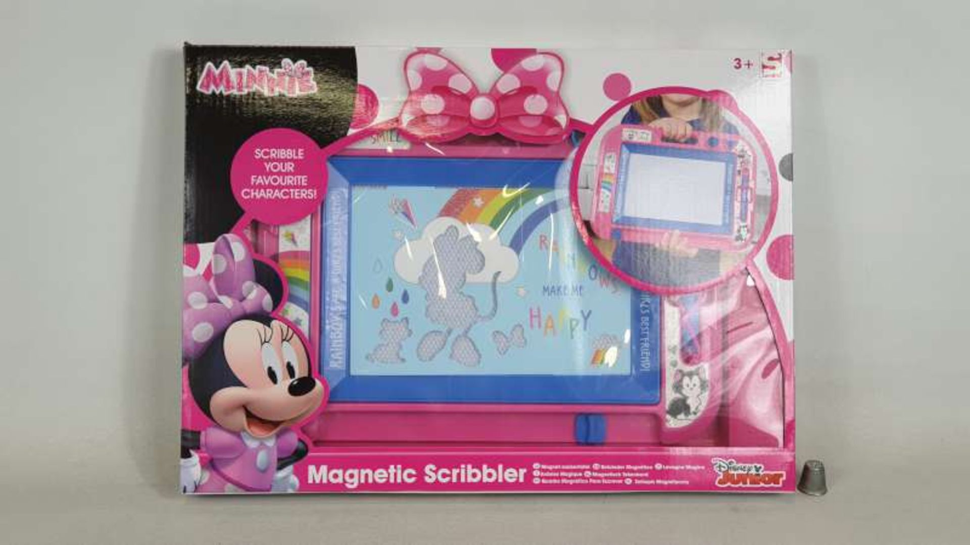 30 X BRAND NEW BOXED MINNIE MOUSE MAGNETIC SCRIBBLERS IN 5 BOXES