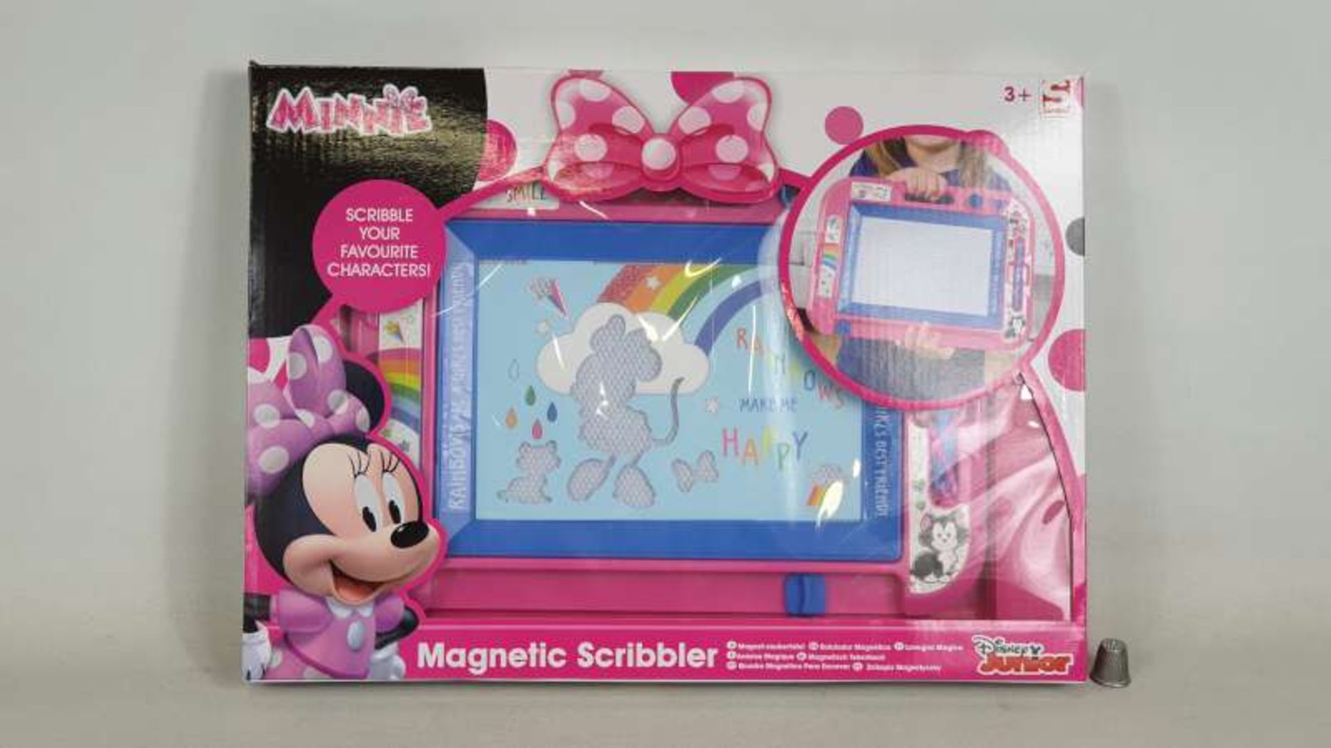 30 X BRAND NEW BOXED MINNIE MOUSE MAGNETIC SCRIBBLERS IN 5 BOXES