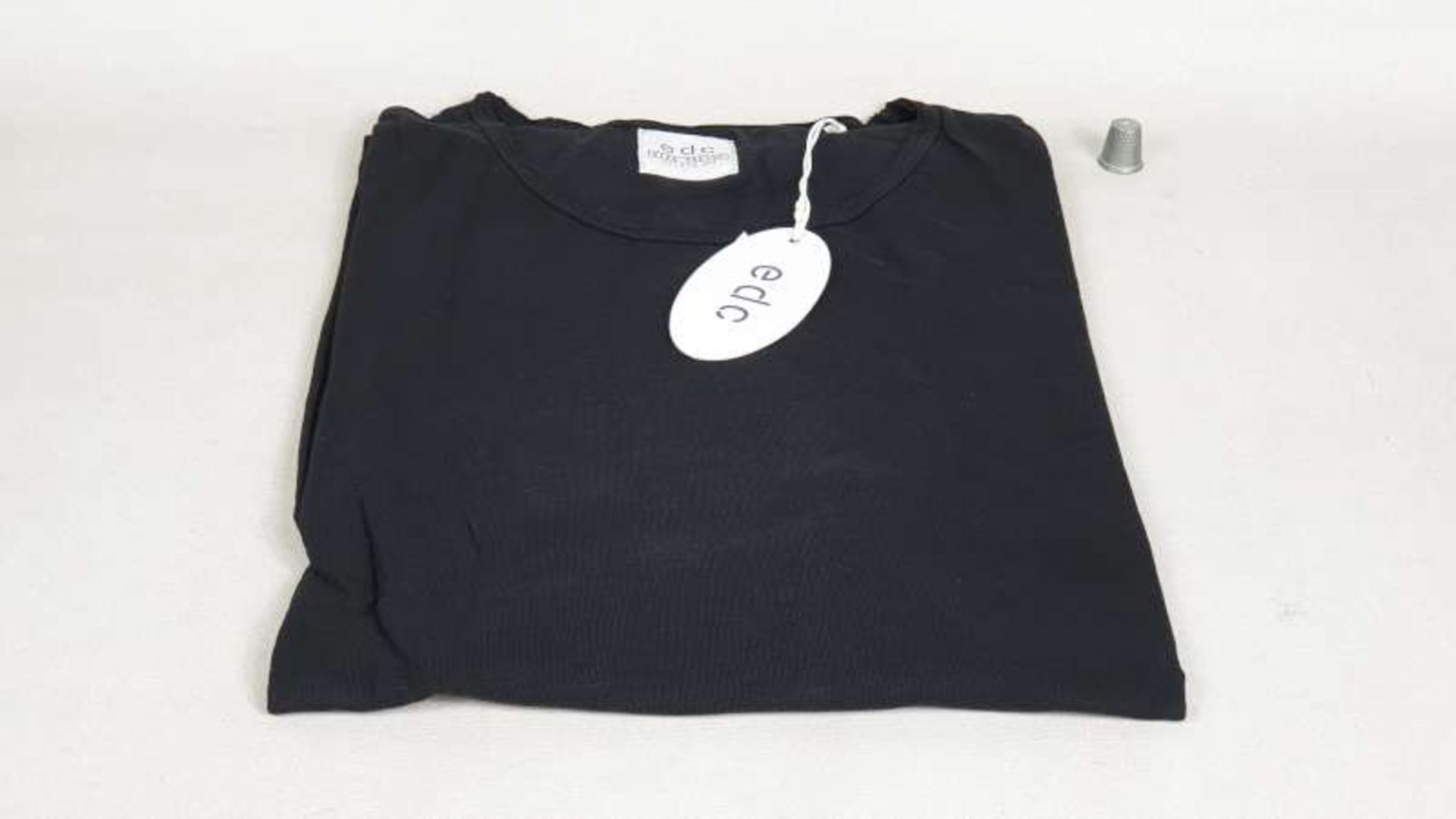 39 X BRAND NEW ESPIRIT BLACK LONG SLEEVE T-SHIRTS SIZE MEDIUM RRP £585