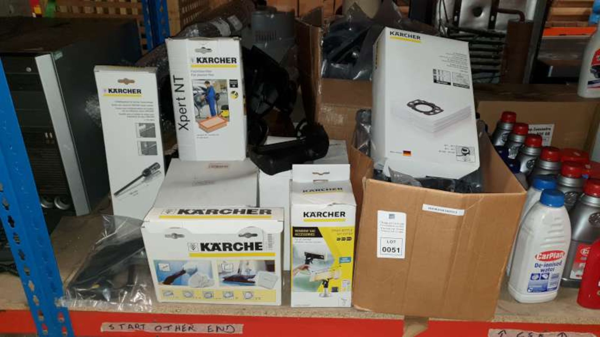 MIXED LOT CONTAINING KARCHER JET WASH ACCESSORIES