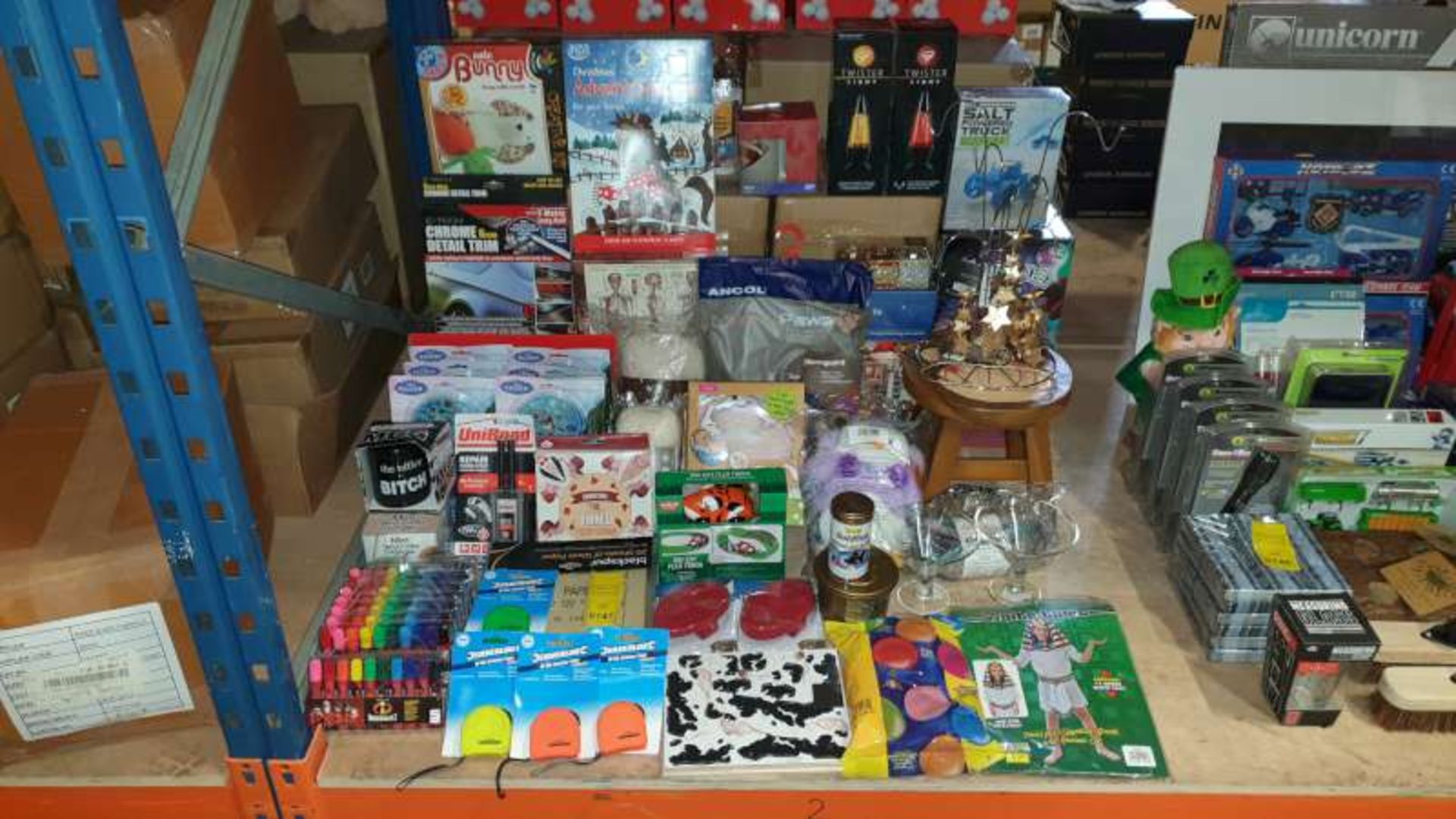 MIXED LOT CONTAINING SILVERLINE TAPE MEAURES, FROZEN WAND SETS, FANCY DRESS, ANCOL DOG COATS, SOFT