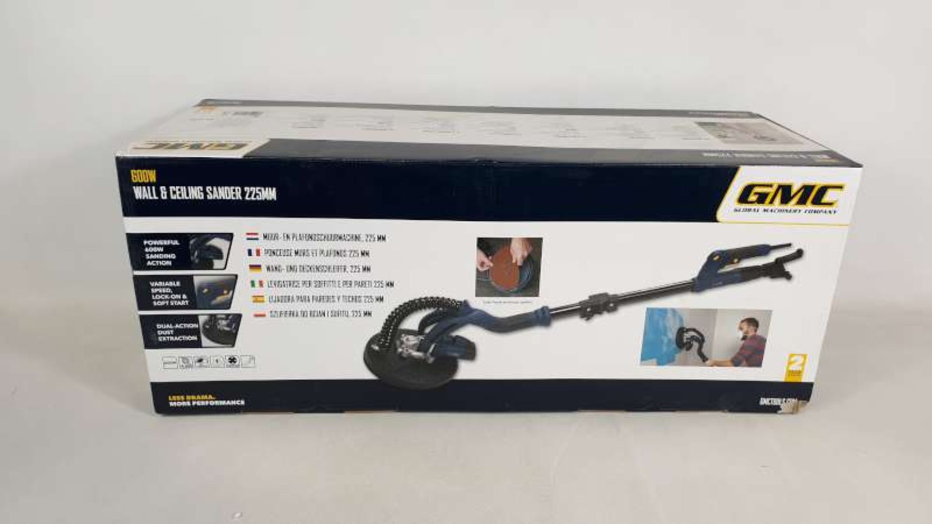 BRAND NEW BOXED 600W WALL AND CEILING SANDER 225MM WITH 2 YEAR MANUFACTURERS GUARANTEE