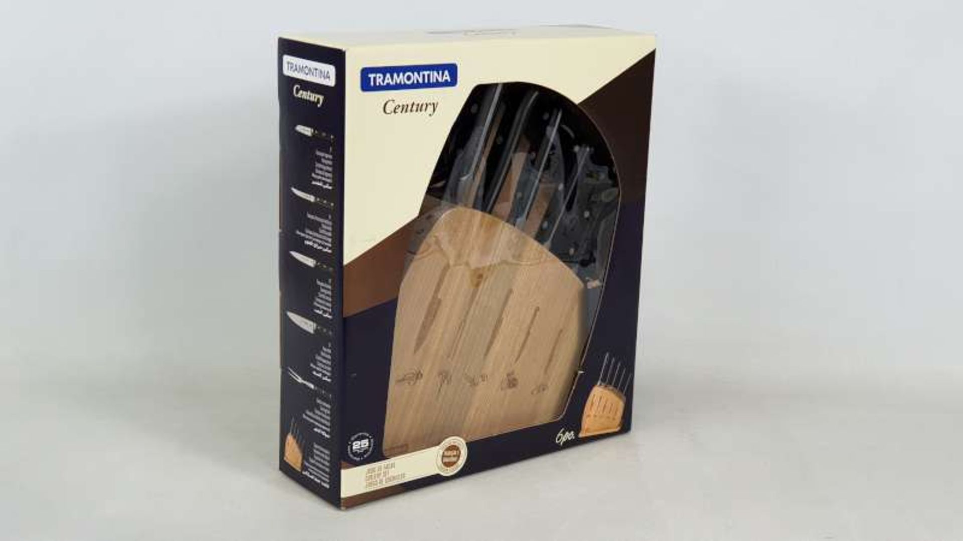 2 X BRAND NEW TRAMONTINA CENTURY 6 PIECE PROFFESIONAL KNIFE SET