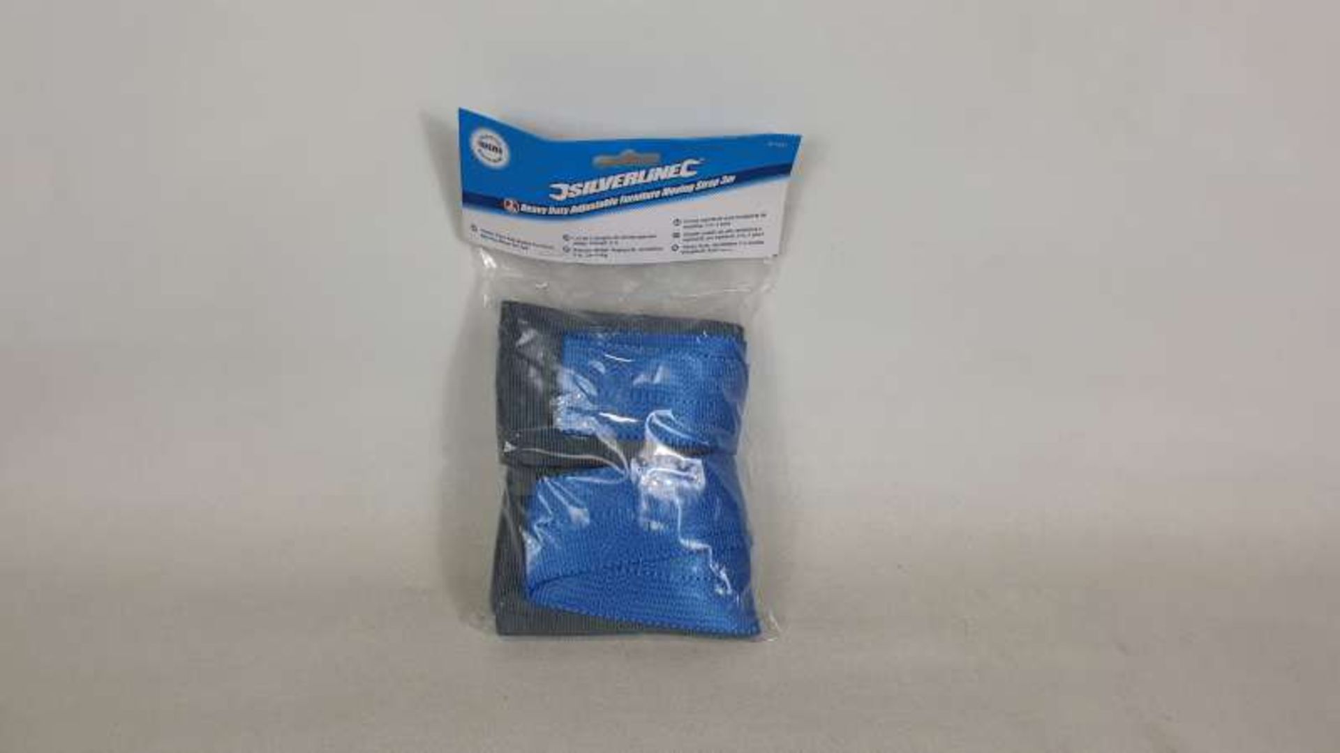 30 X BRAND NEW SILVERLINE 2 PACK ADJUSTABLE FURNITURE MOVING STRAPS 3M