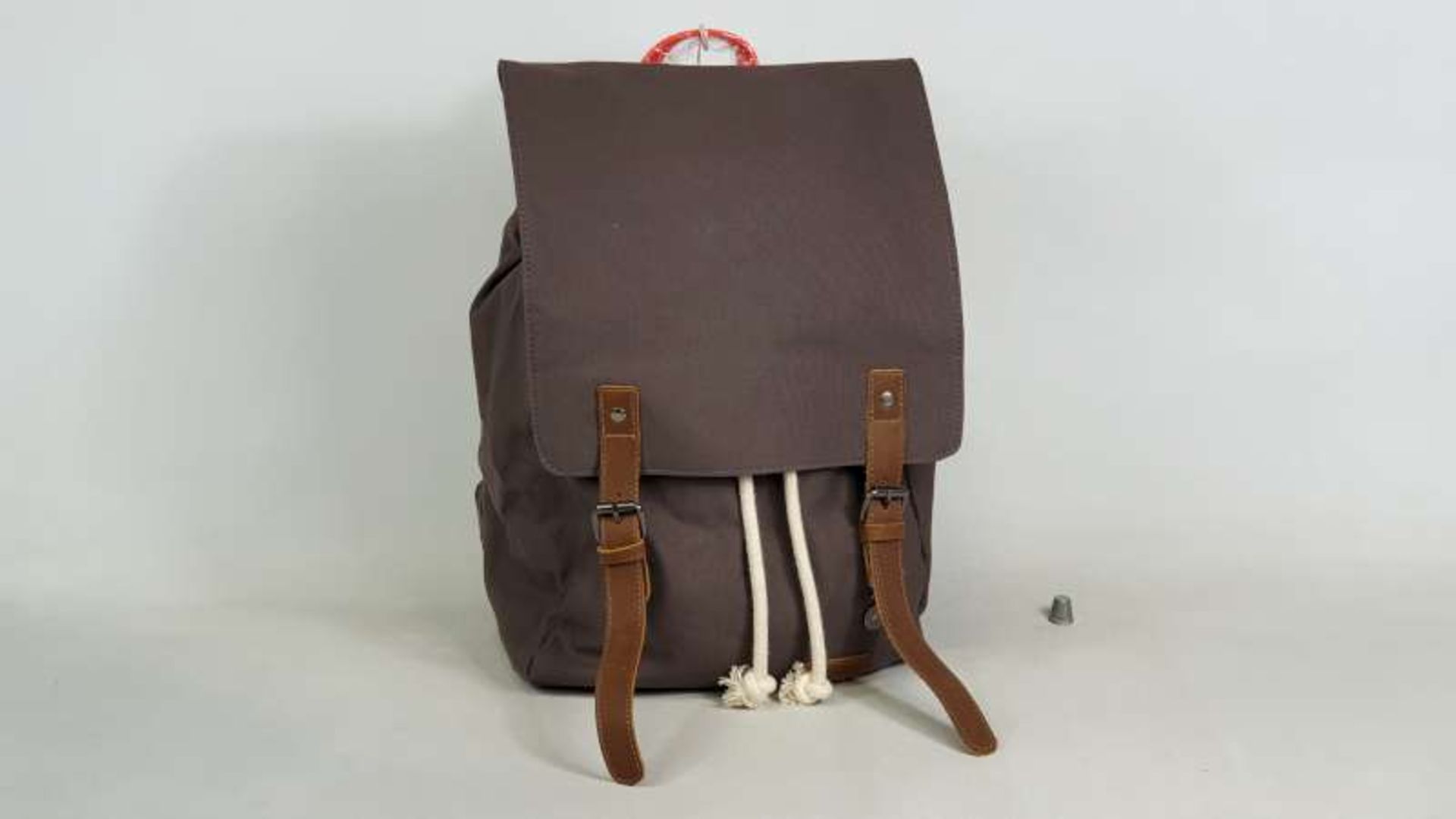 3 X BRAND NEW FORBES AND LEWIS CANVAS AND LEATHER CHARCOAL/ORANGE DEVON MK2 BACKPACKS