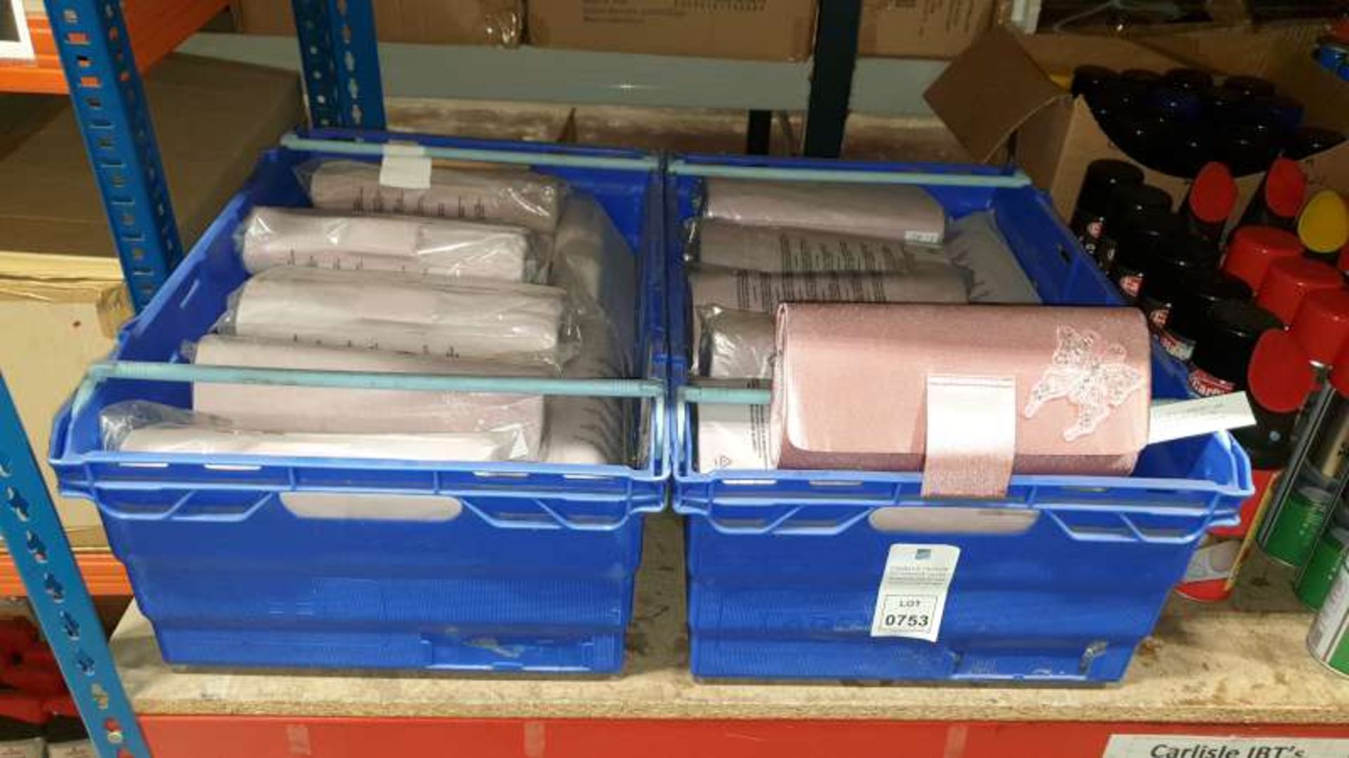 APPROX 40 X BRAND NEW CHANGES BY TOGETHER PINK CLITCH BAGS IN 2 TRAYS