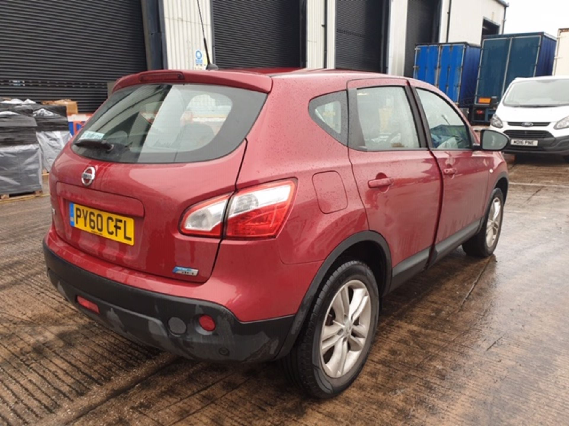 RED NISSAN QASHQAI. ( DIESEL ) Reg : PY60 CFL, Mileage : 108,613 Details: KEYS X 2 WITH LOG BOOK MOT - Image 7 of 7