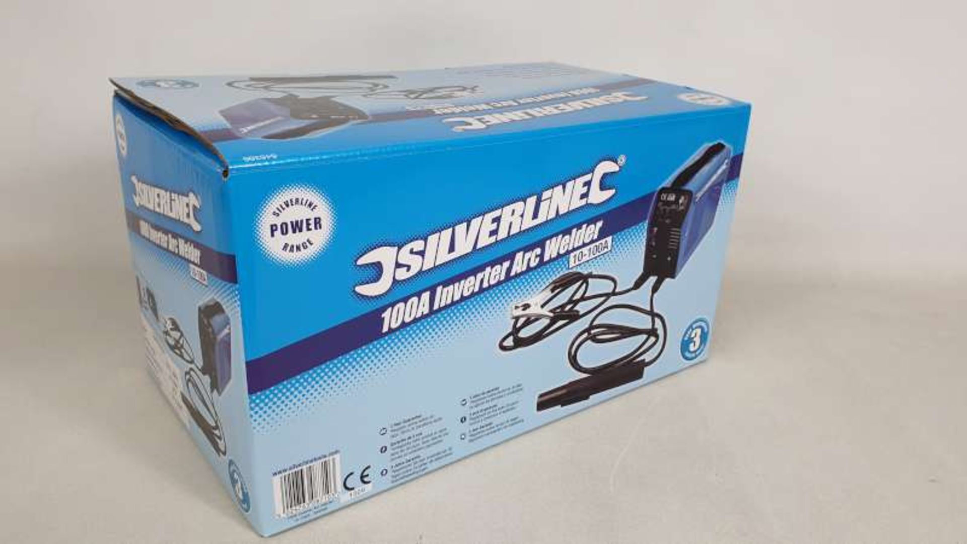 BRAND NEW BOXED SILVERLINE 100A INVERTER ARC WELDER WITH 3 YEARS MANUFACTURERS GUARANTEE