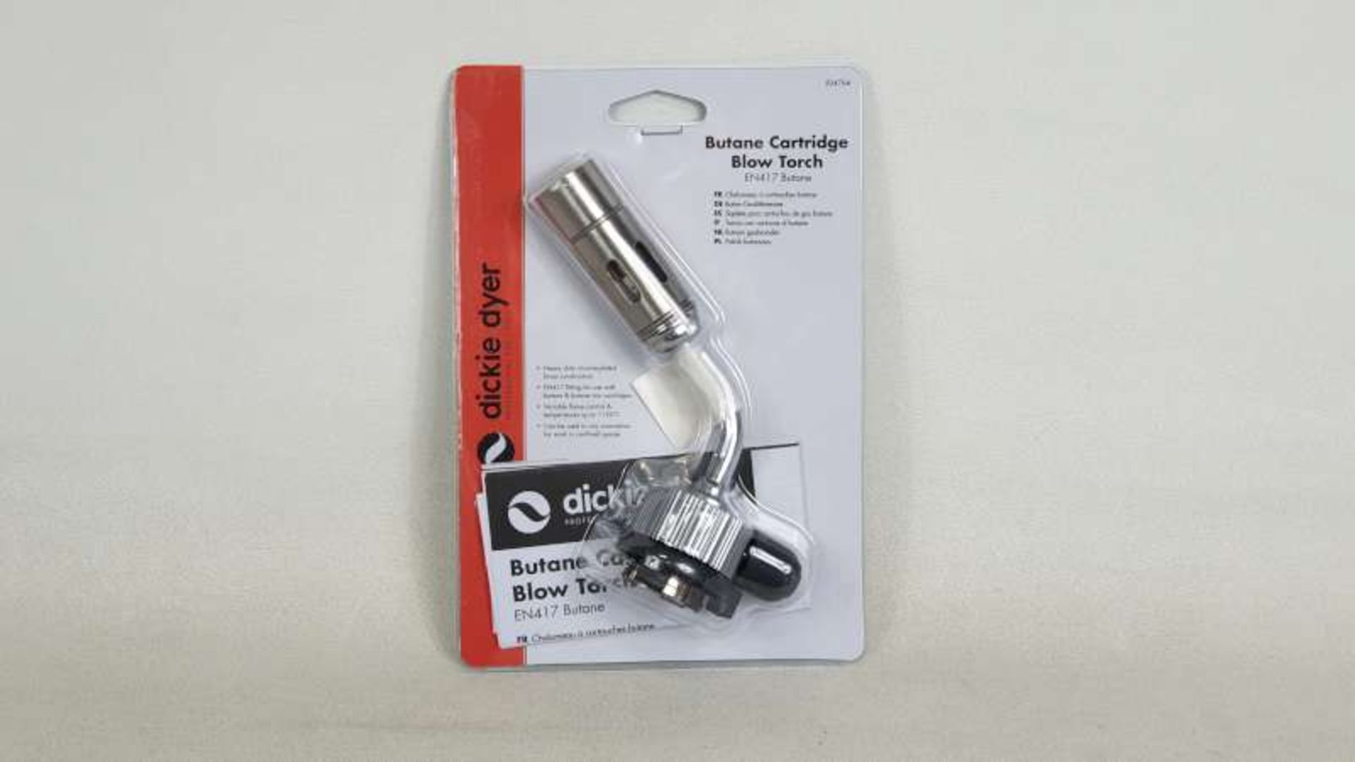 12 X BRAND NEW DICKIE DYER BUTANE CARTRIDGE BLOW TORCH