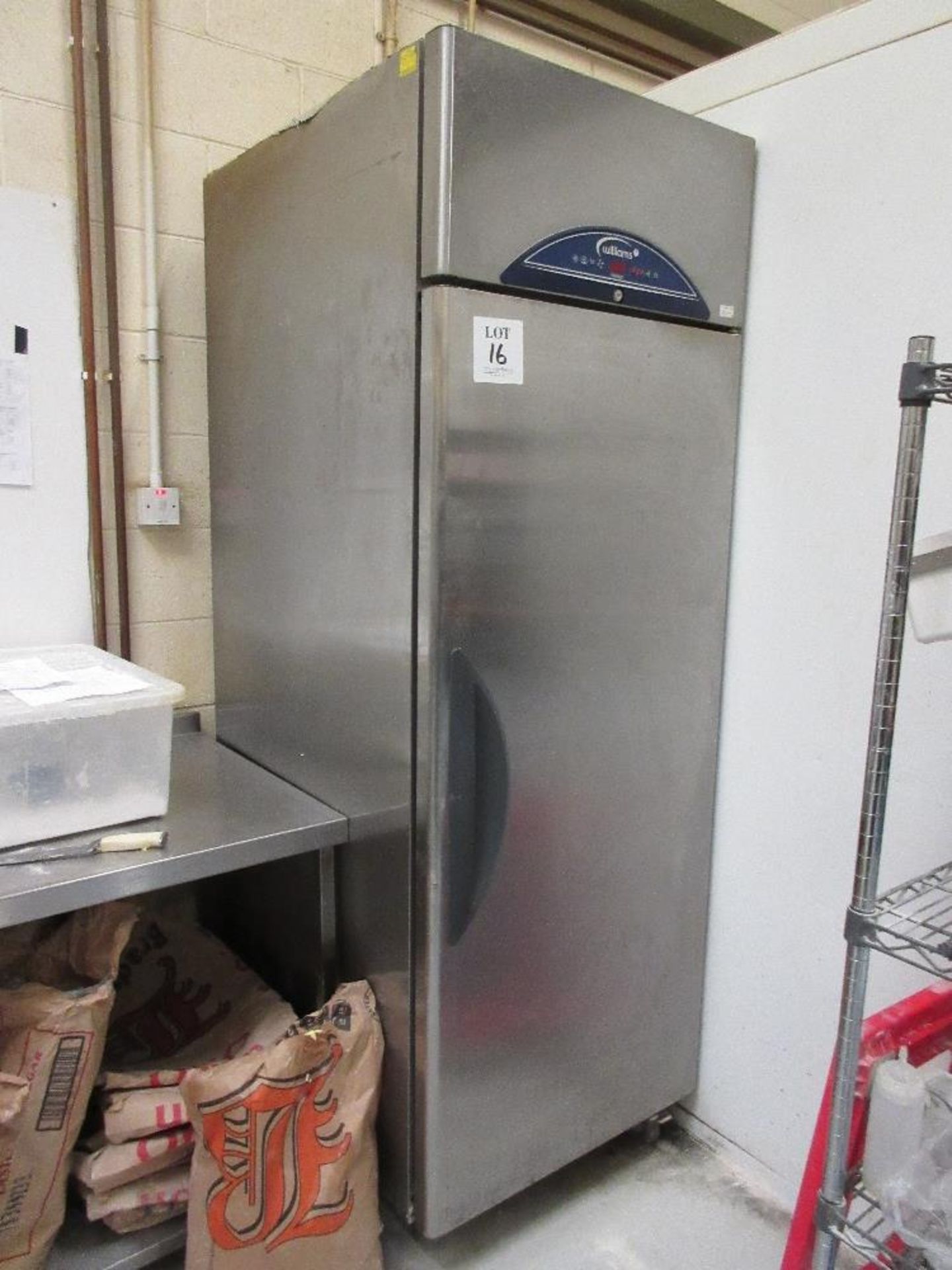 Williams full height single door stainless steel freezer