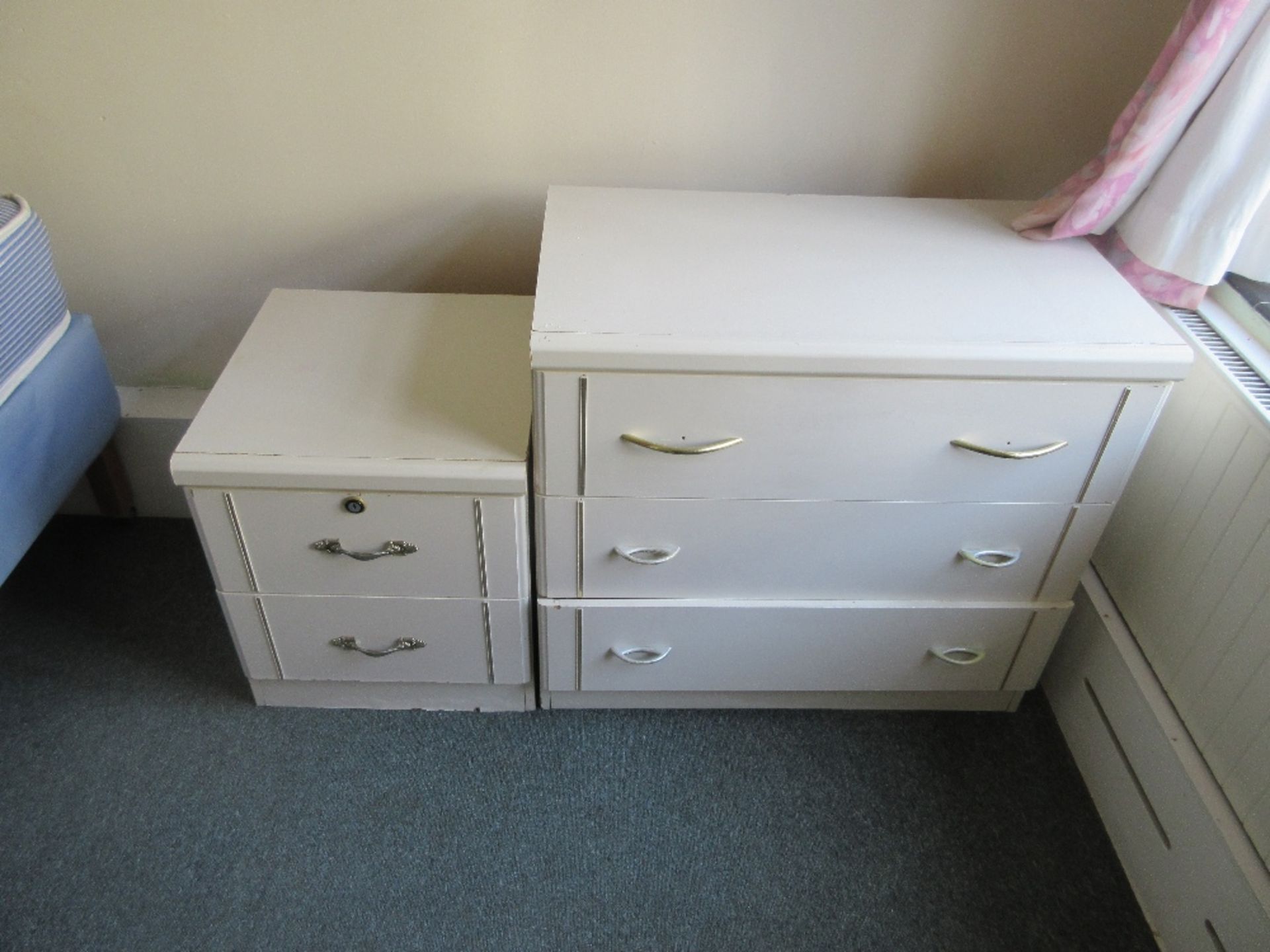 Contents of Room 38 to include: bed base and mattress, commode, 3 chest of drawers, bedside cabinet - Image 2 of 4