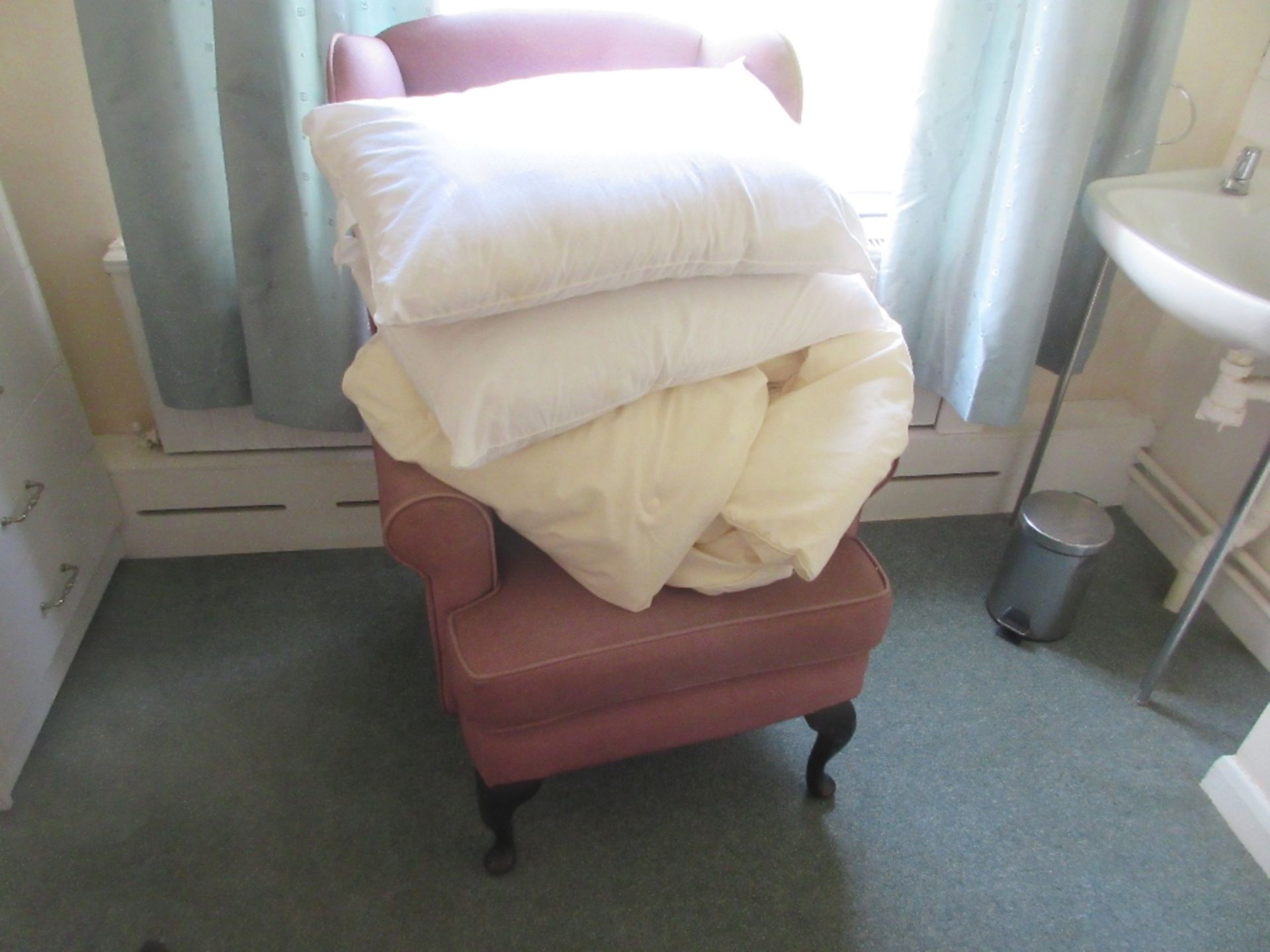 Contents of Room 36 to include: profile bed, air flow mattress, commode, chair, 4 chest of - Image 3 of 7