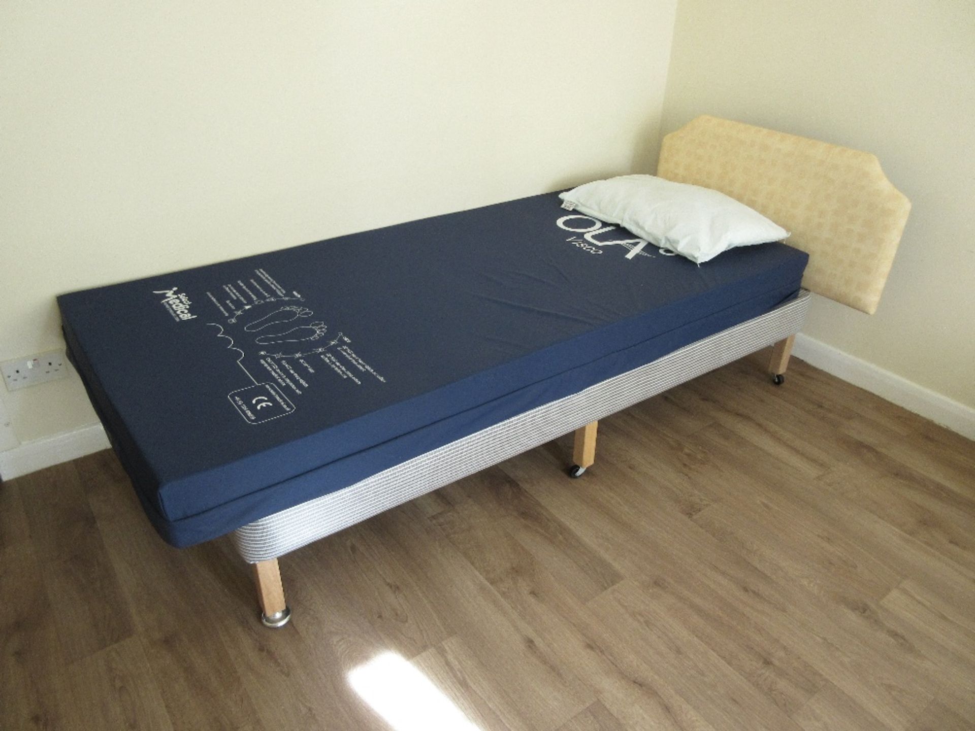 Contents of Room 30 to include: bed base, pressure mattress, 3 chest of drawers, bedside table,