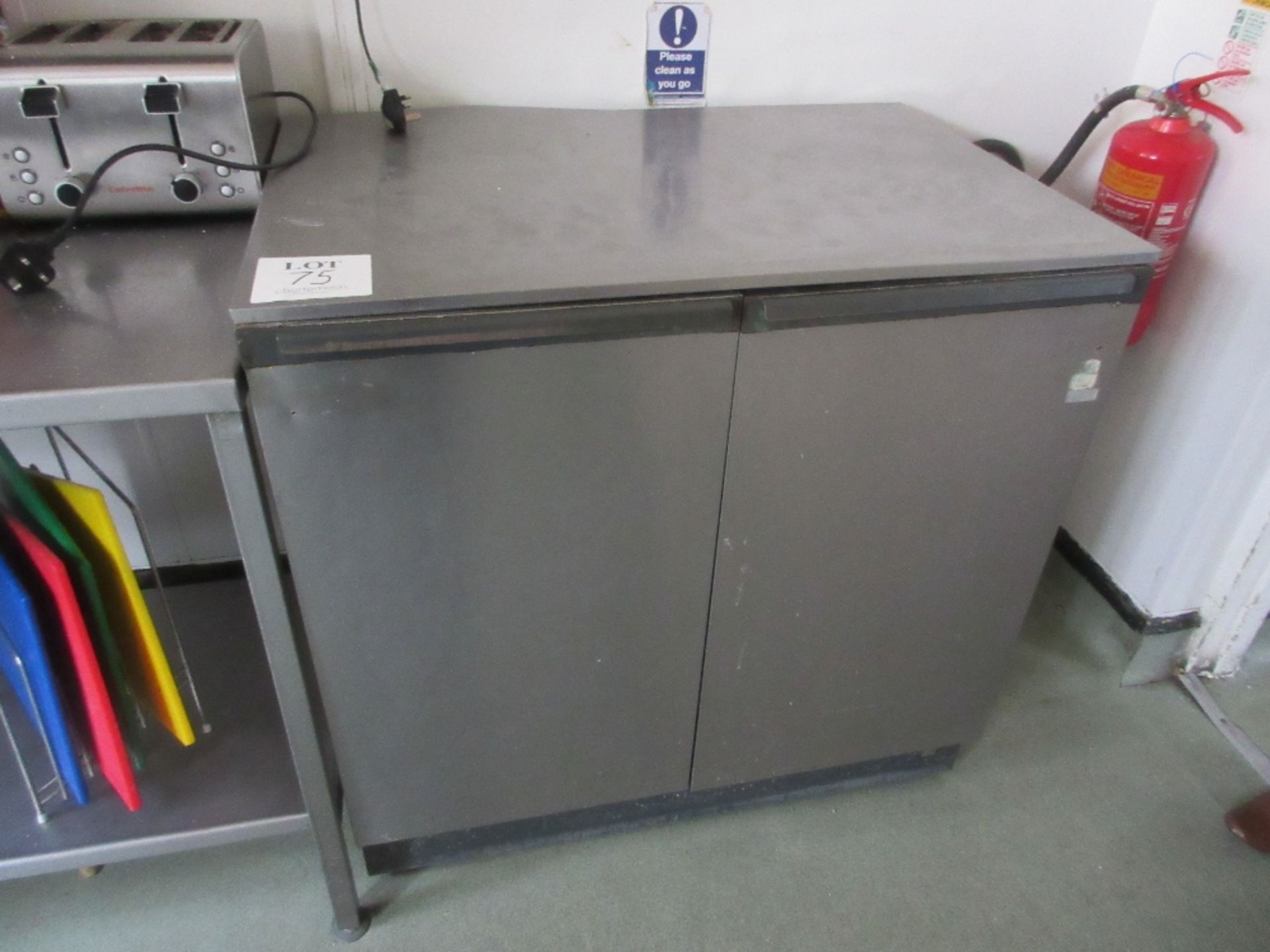 Stainless steel cold cupboard