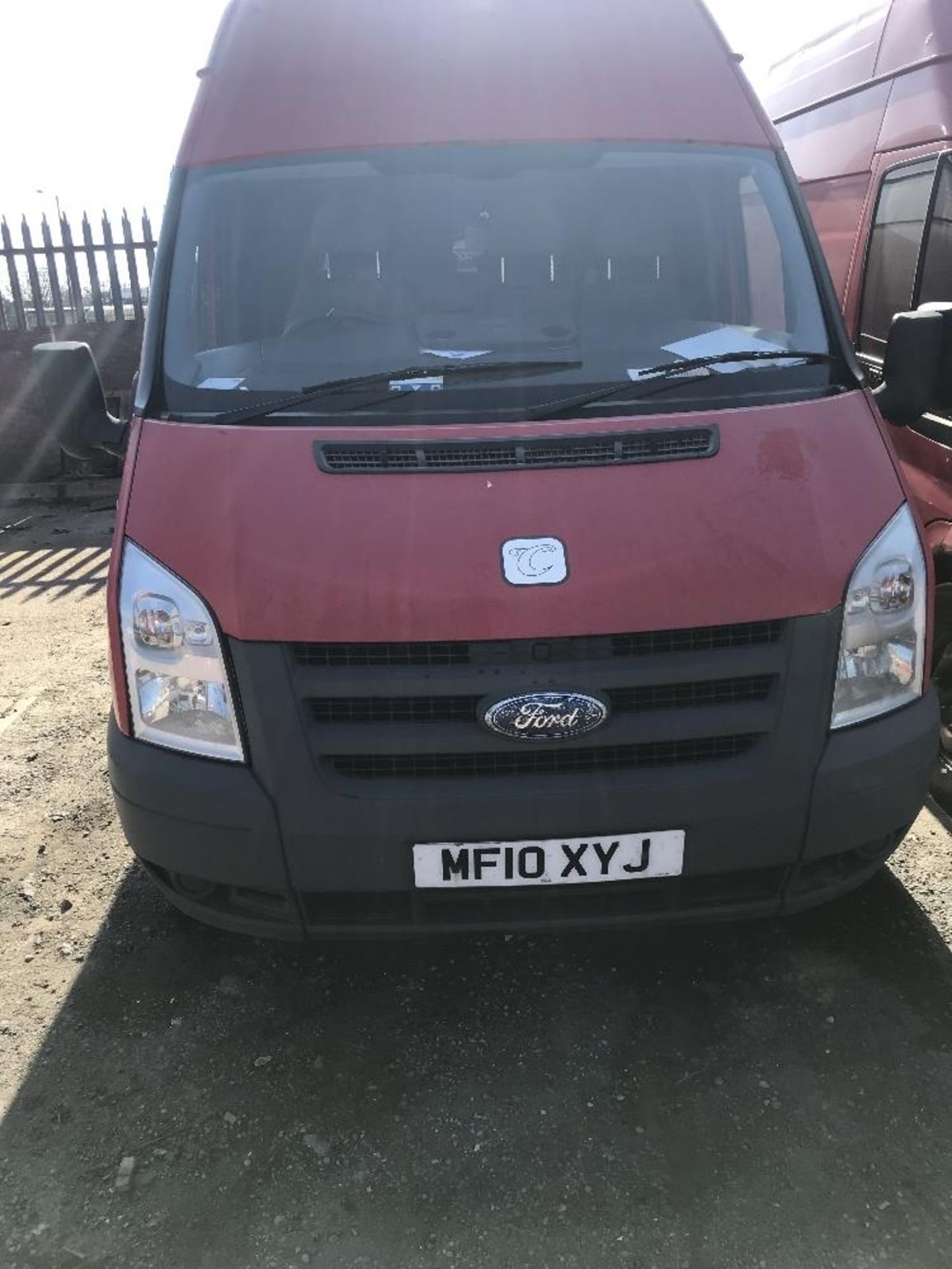 MF10 XYJ Ford Transit 115 T350L RWD panel van, 2402cc diesel, incorporating Swing Lift pendant