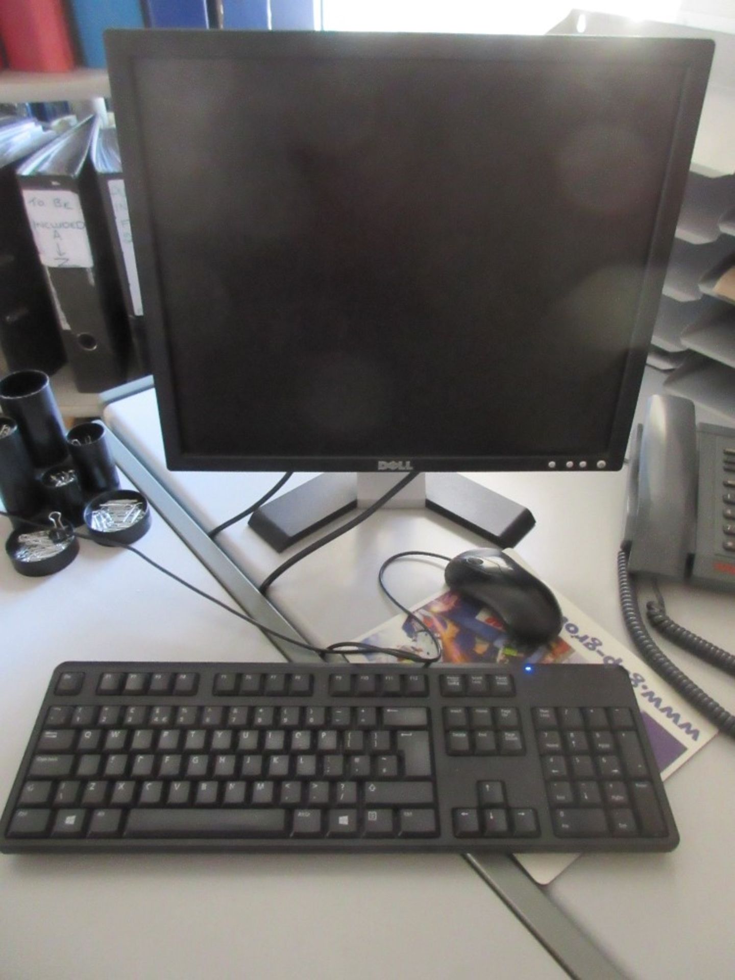 Dell Vostro 220 mini tower PC with flat screen monitor, keyboard and mouse incorporating Core 2 duo - Image 2 of 2
