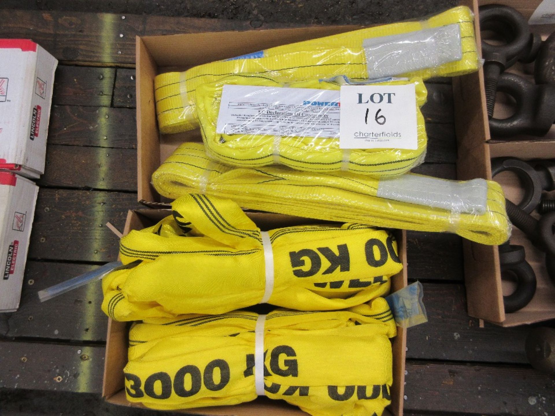 5 - yellow 3 tonne slings