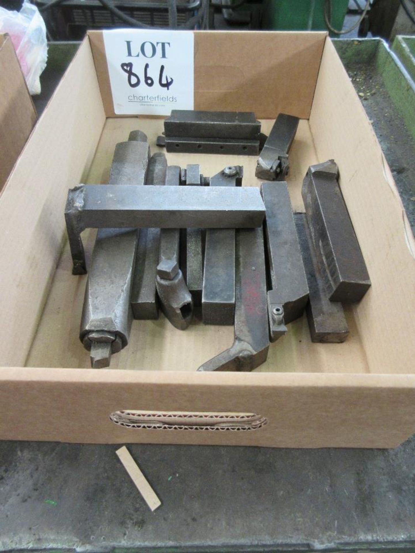 Box of various tool insert holders