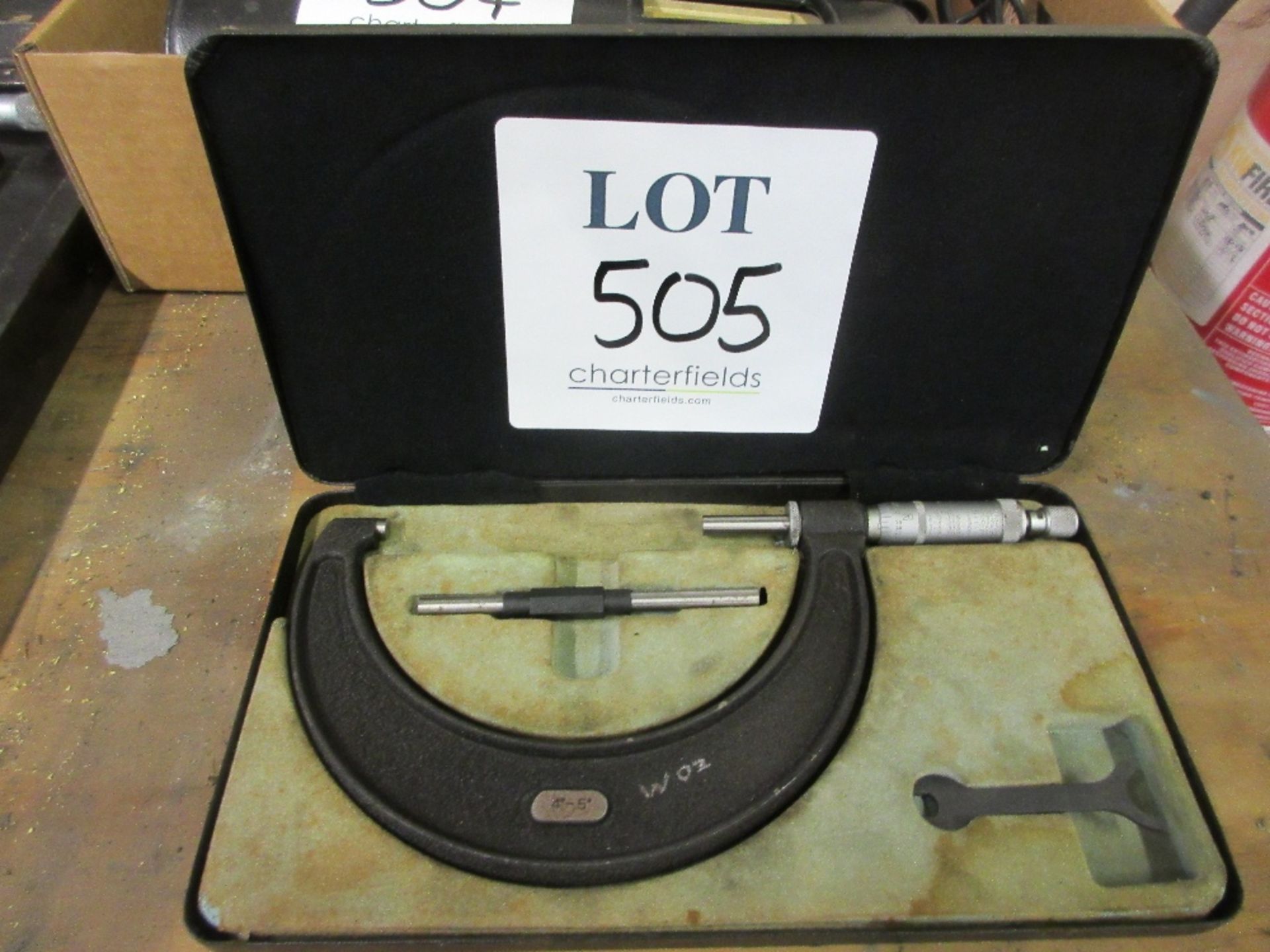 Moore & Wright 4 - 5" micrometer