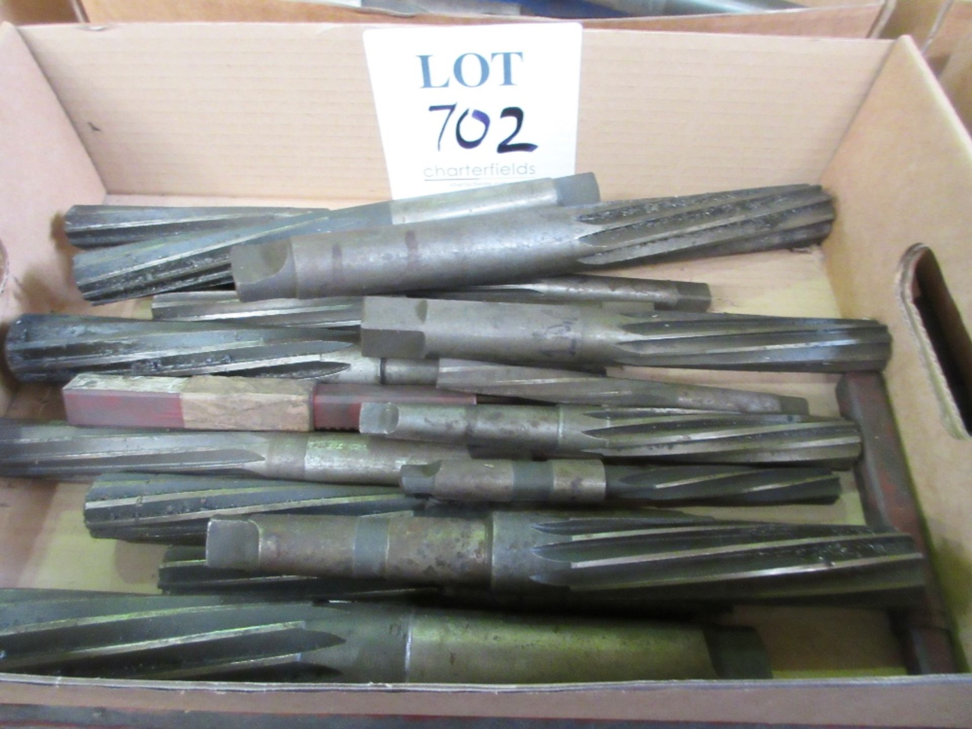 Box of various morse taper reamers