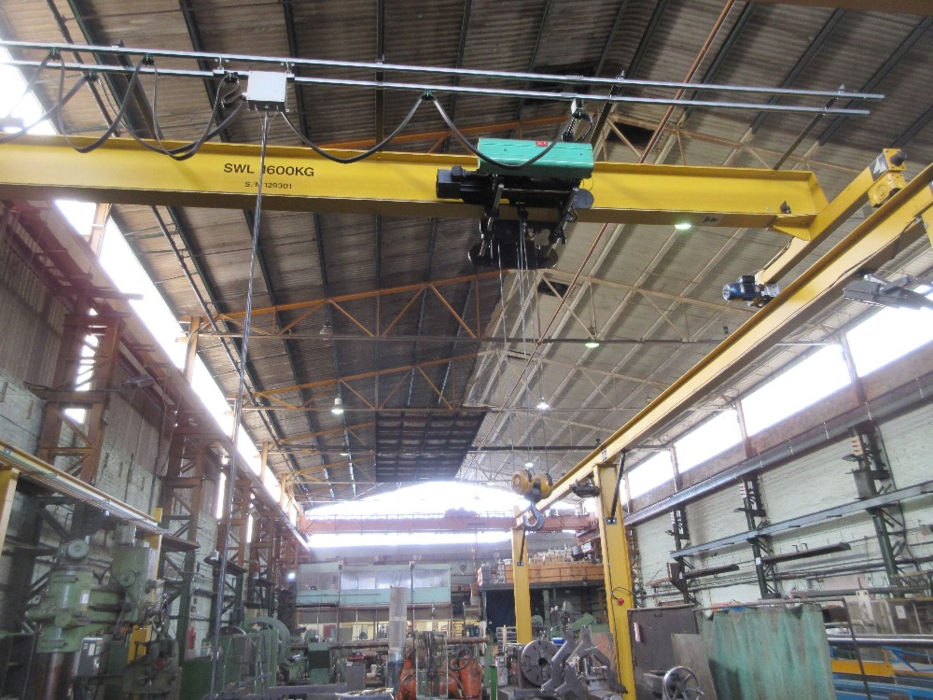 Riley's Crane Services 1600kg SWL gantry crane, approx. 5m beam x 20m approx. length x approx. 4m - Image 3 of 6