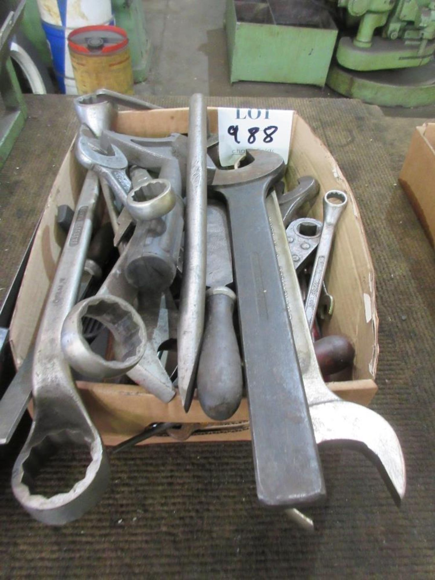 Box of various spanners