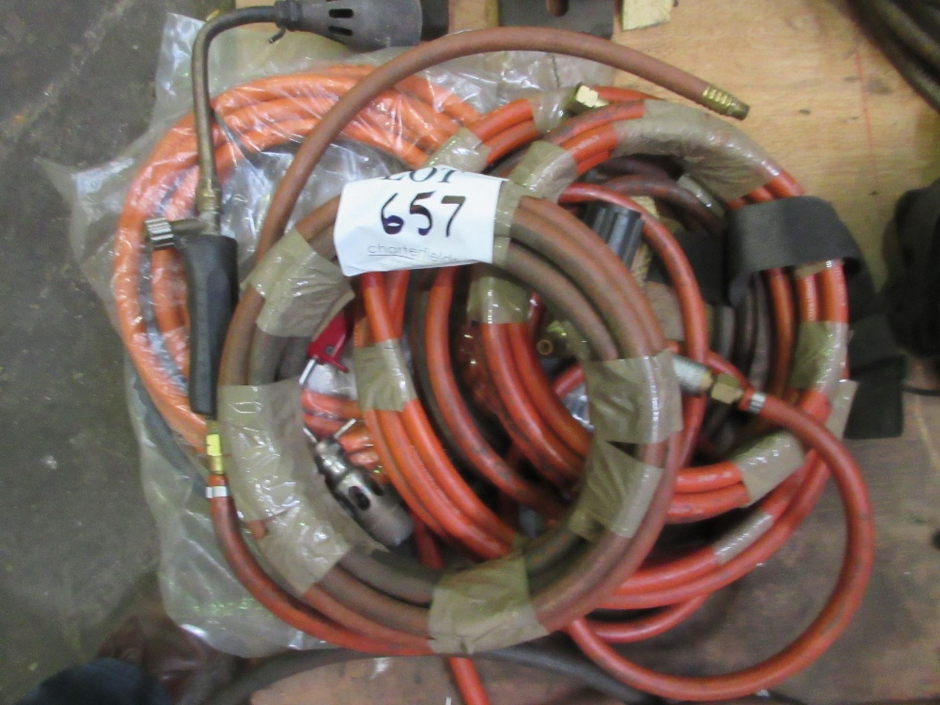 Propane torch, regulator and hoses