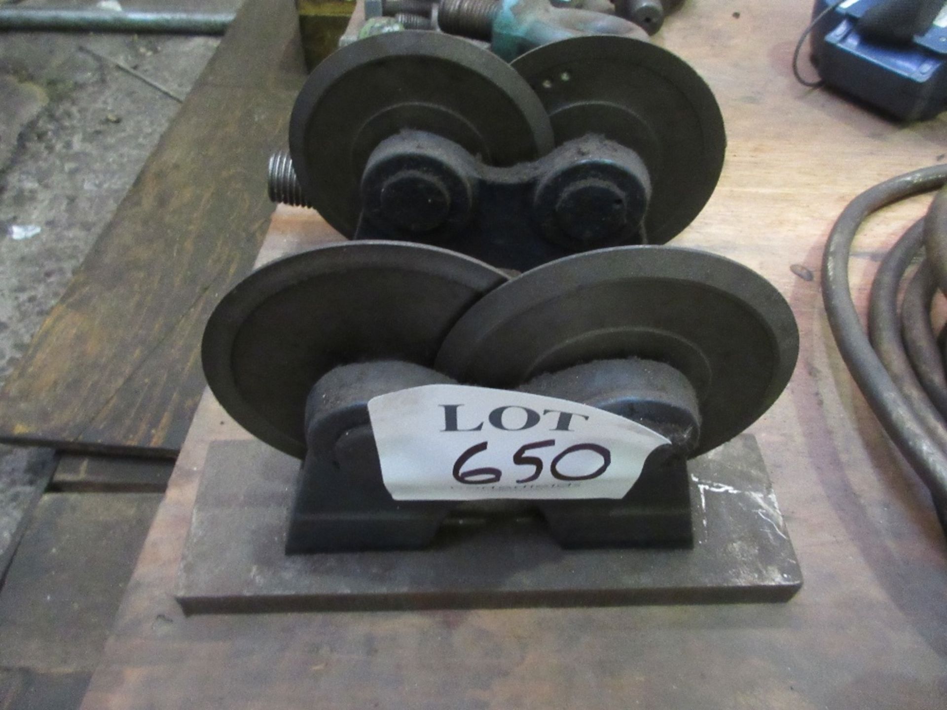 Pair of balancing rollers 6inch diameter