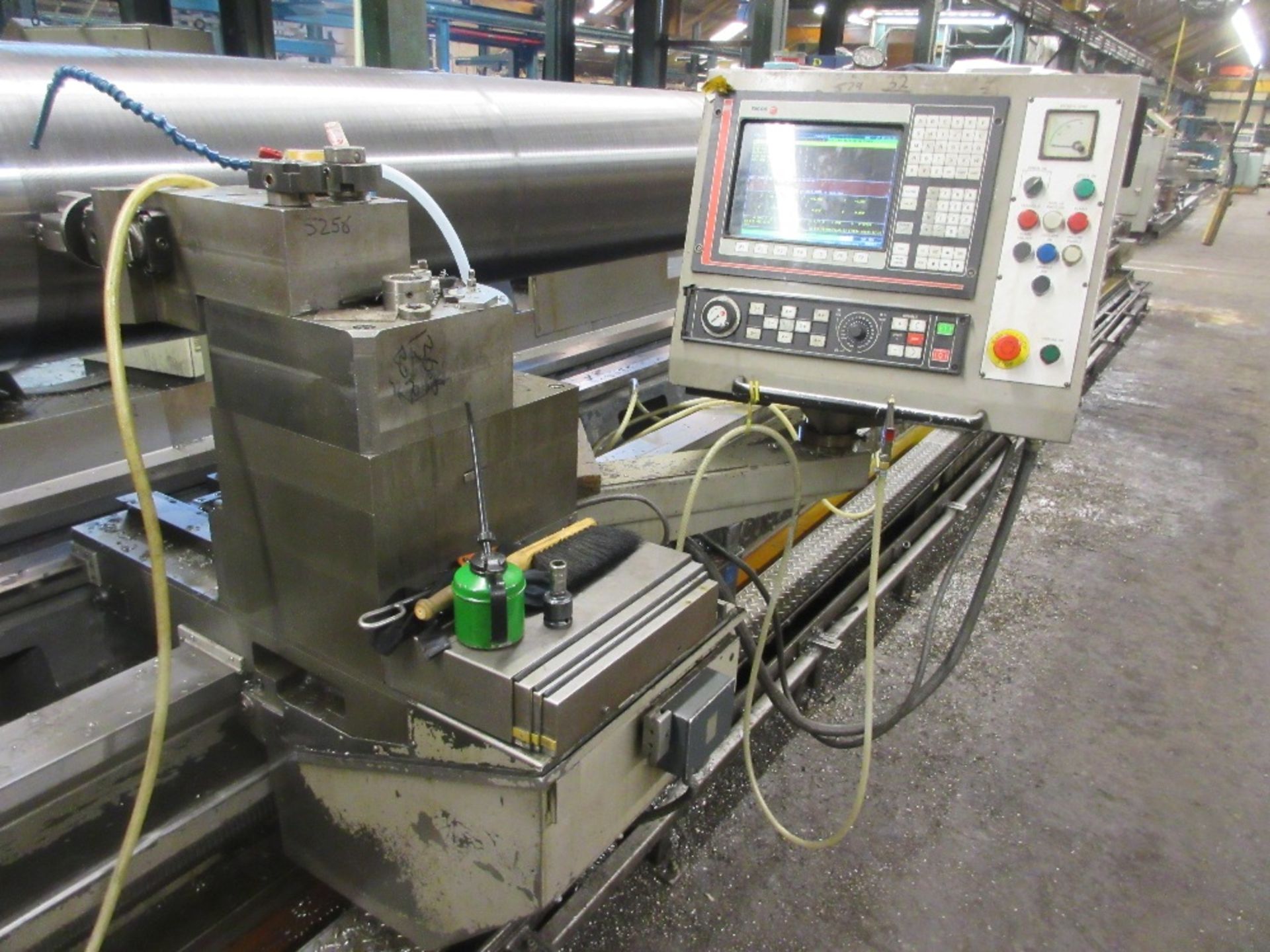 Binns & Berry L1000 CNC gap bed lathe 45" swing x 42ft between centres. Serial No. 80032/R ( - Image 2 of 4