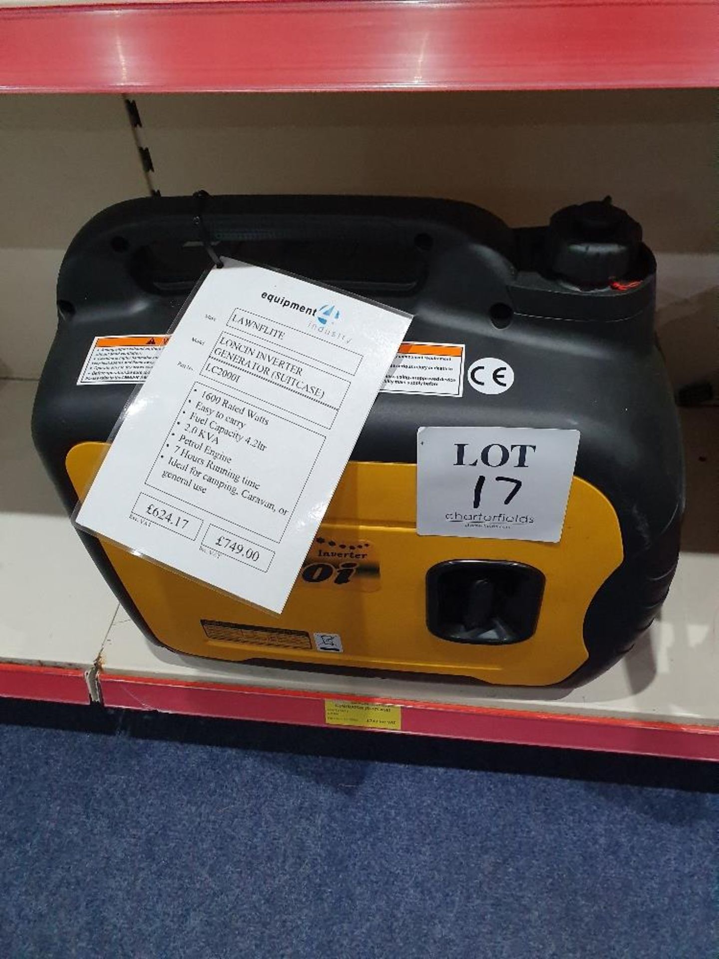 Lawnflite - Loncin inverter generator suitcase 2.0kva