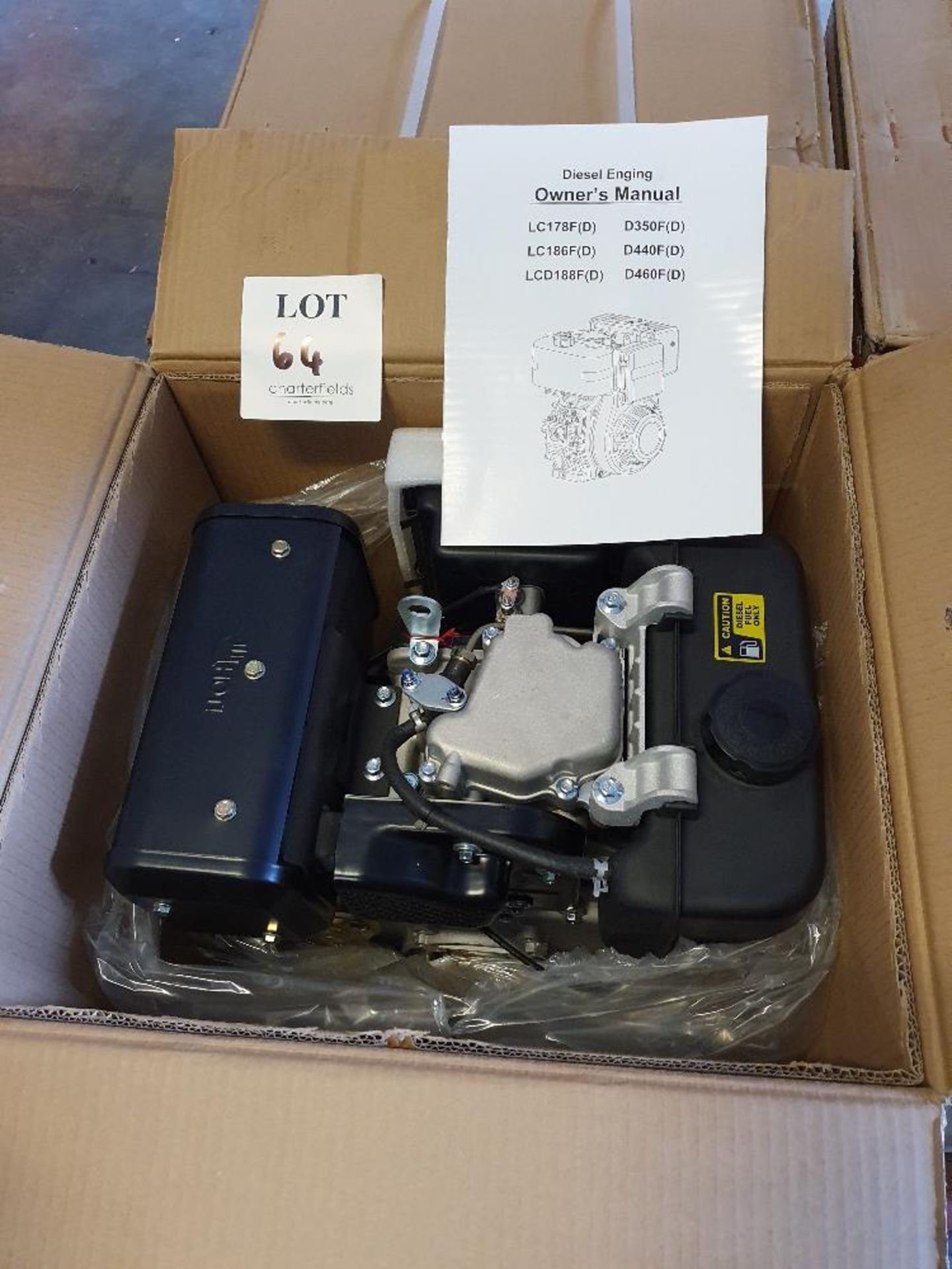 Loncin 349cc diesel engine (£5.00 loading charge)