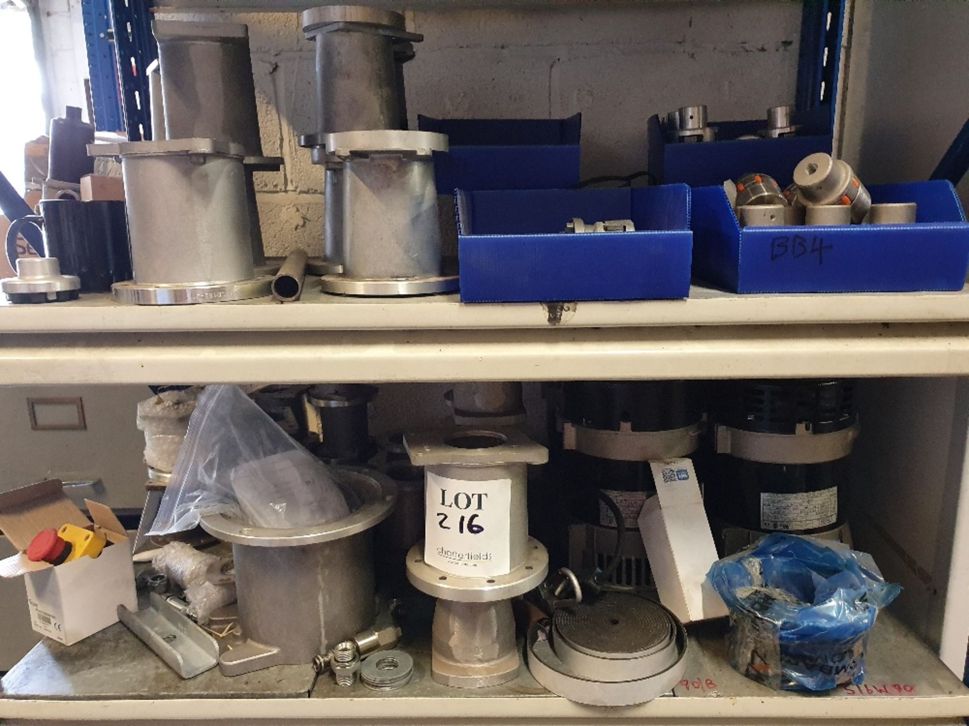 Shelf containing 4 - generators and various fittings