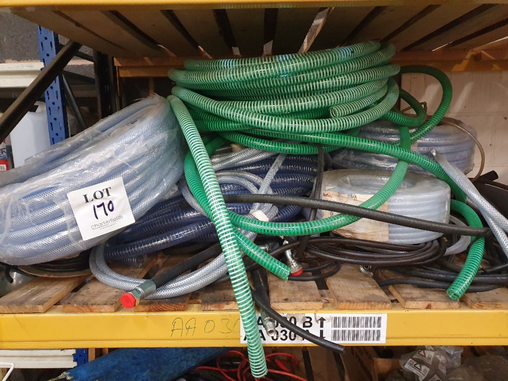 Quantity of assorted hoses