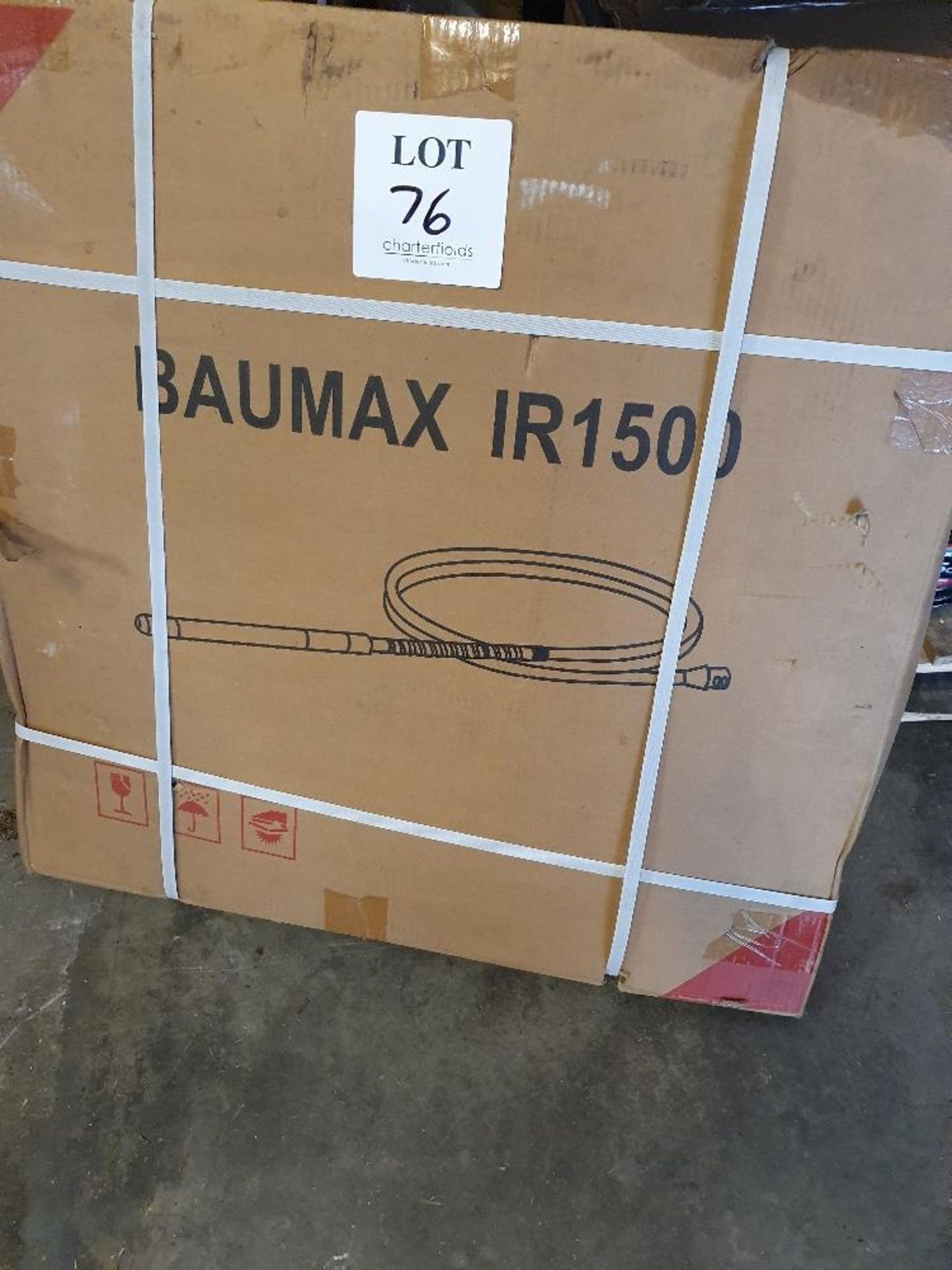 Baumax IR1500 pneumatic vibration poker IR1500 (£5.00 loading charge)