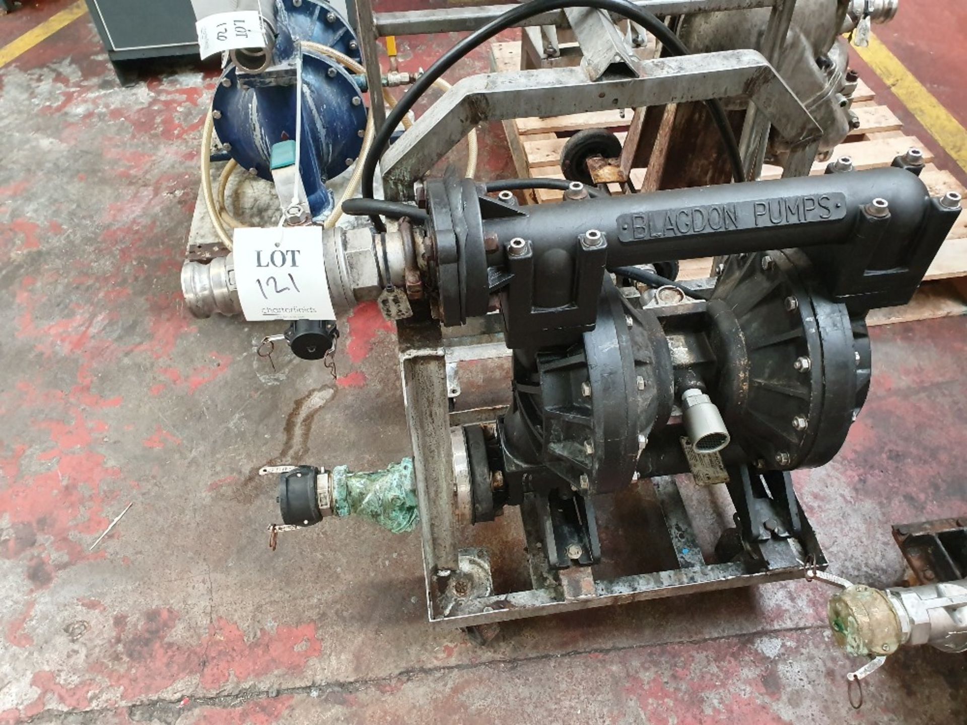 Blagdon trolley mounted diaphragm pump