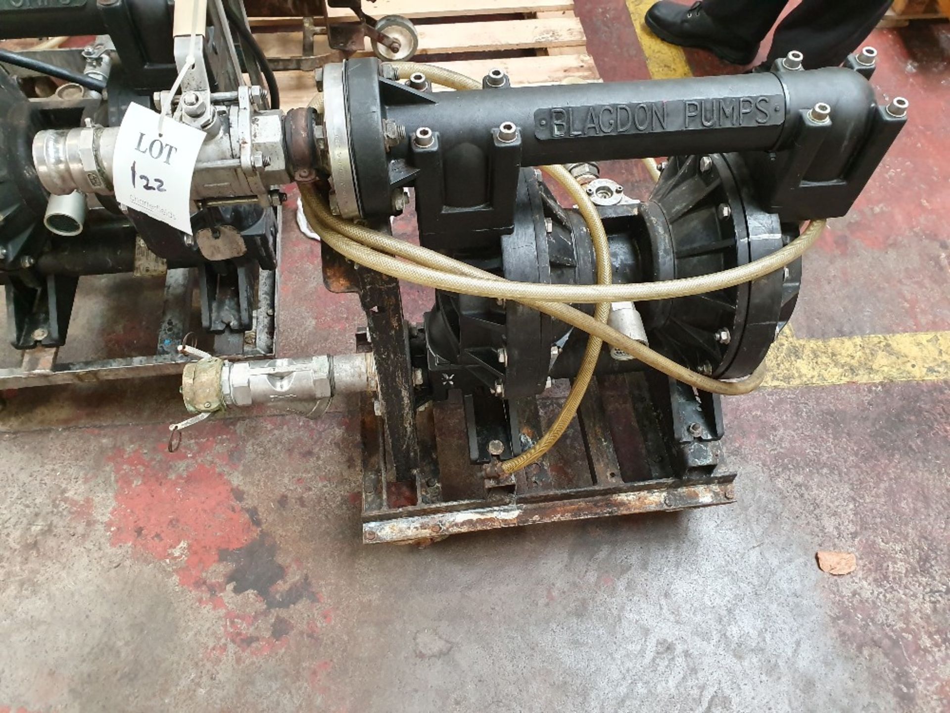 Blagdon trolley mounted diaphragm pump