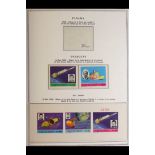 COLLECTIONS & ACCUMULATIONS SPACE - APOLLO 7 TO 10 1968-1970 never hinged mint collection in a