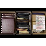 COLLECTIONS & ACCUMULATIONS COLLECTOR'S ESTATE IN 3 CARTONS. All periods stamps & covers, old